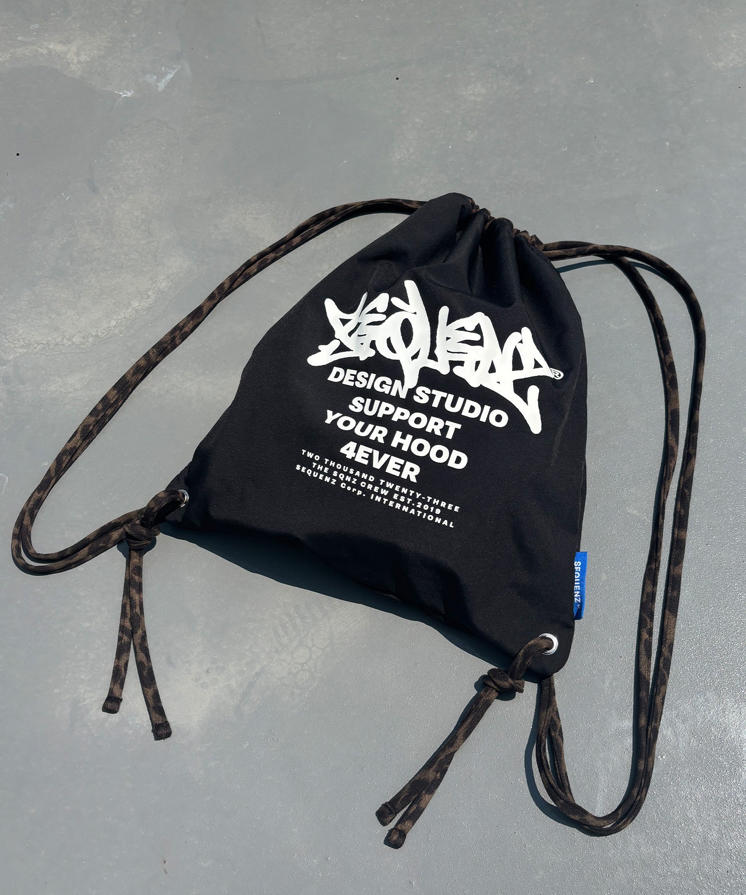 2 FACE STRING KNAPSACK / リバーシブル テック ナップサック ブランドロゴ 柄80