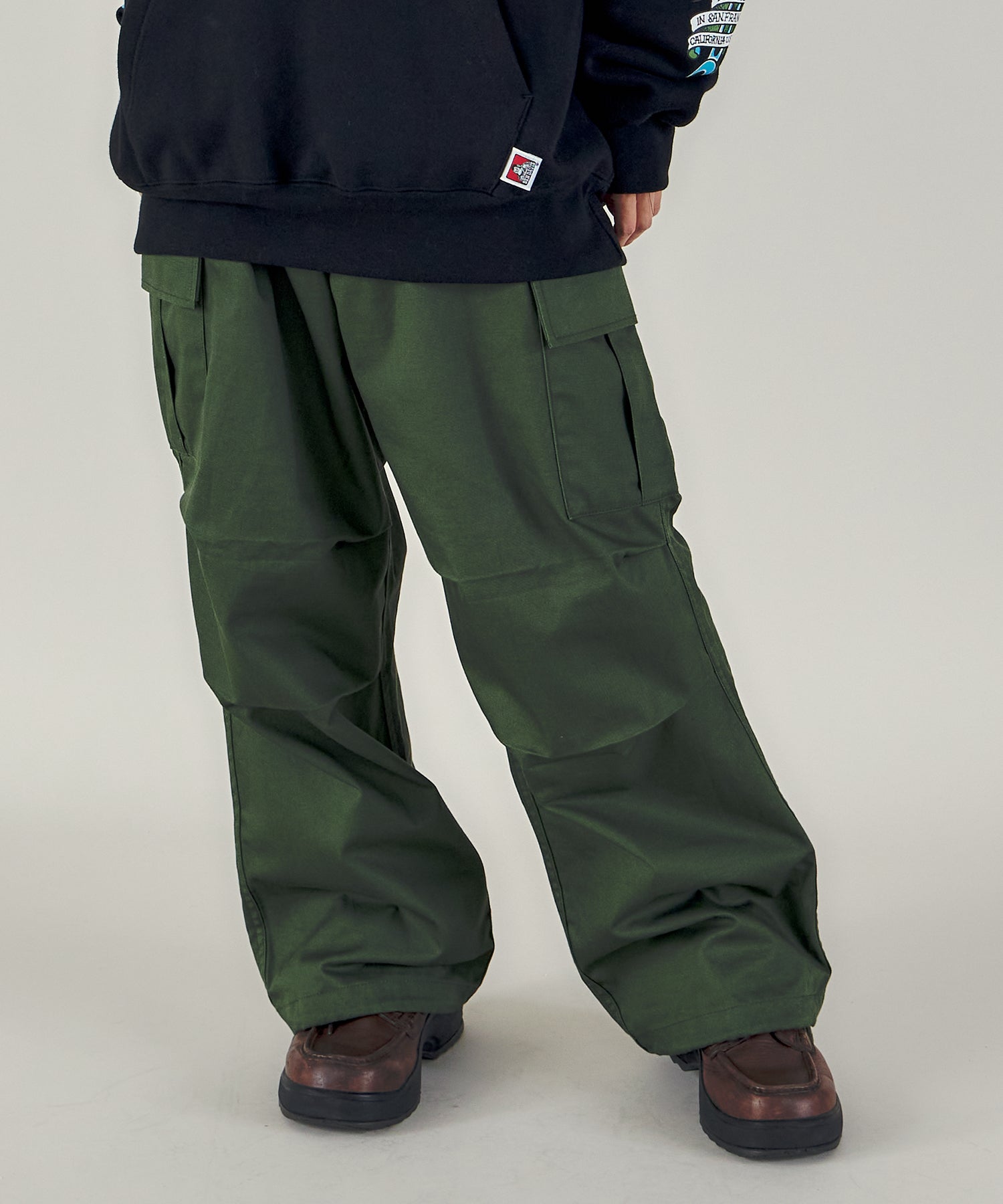 H170 Size:L【その他3(カーキ カーゴポケット付き)】