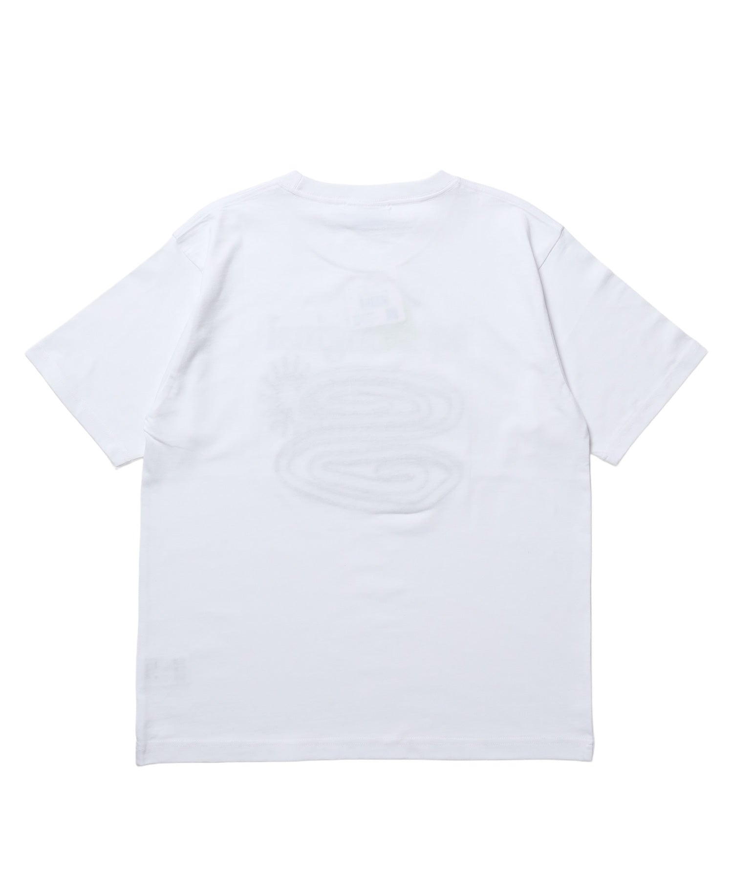 ※WEB限定 / ぐるぐるワッペン半袖Tシャツ / sqnz guru-guru patchwork tee ホワイト