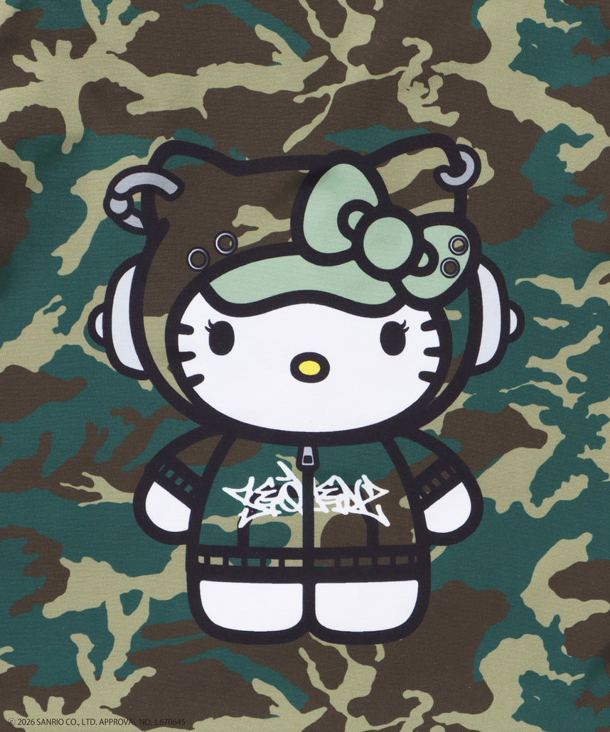 HK KITTY DAILY KNAPSACK / ナップサック バック 雑貨 2WAY プリント リバーシブル ユニセックス 柄80