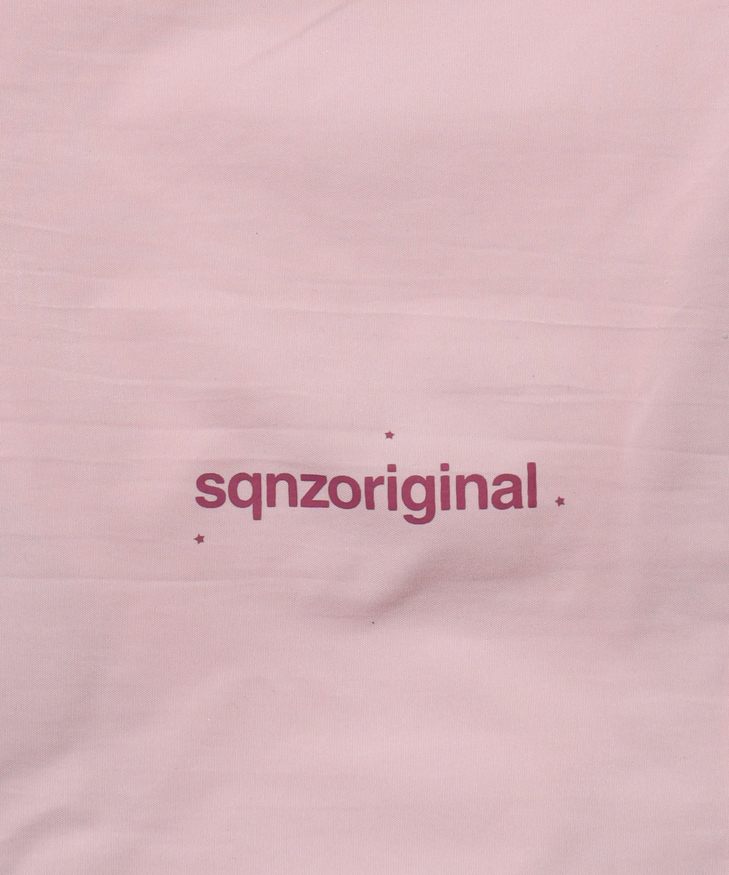 ≪予約商品≫※WEB限定 / 2WAY仕様 /チェックジップナップサック /sqnz zip knapsack ライトピンク