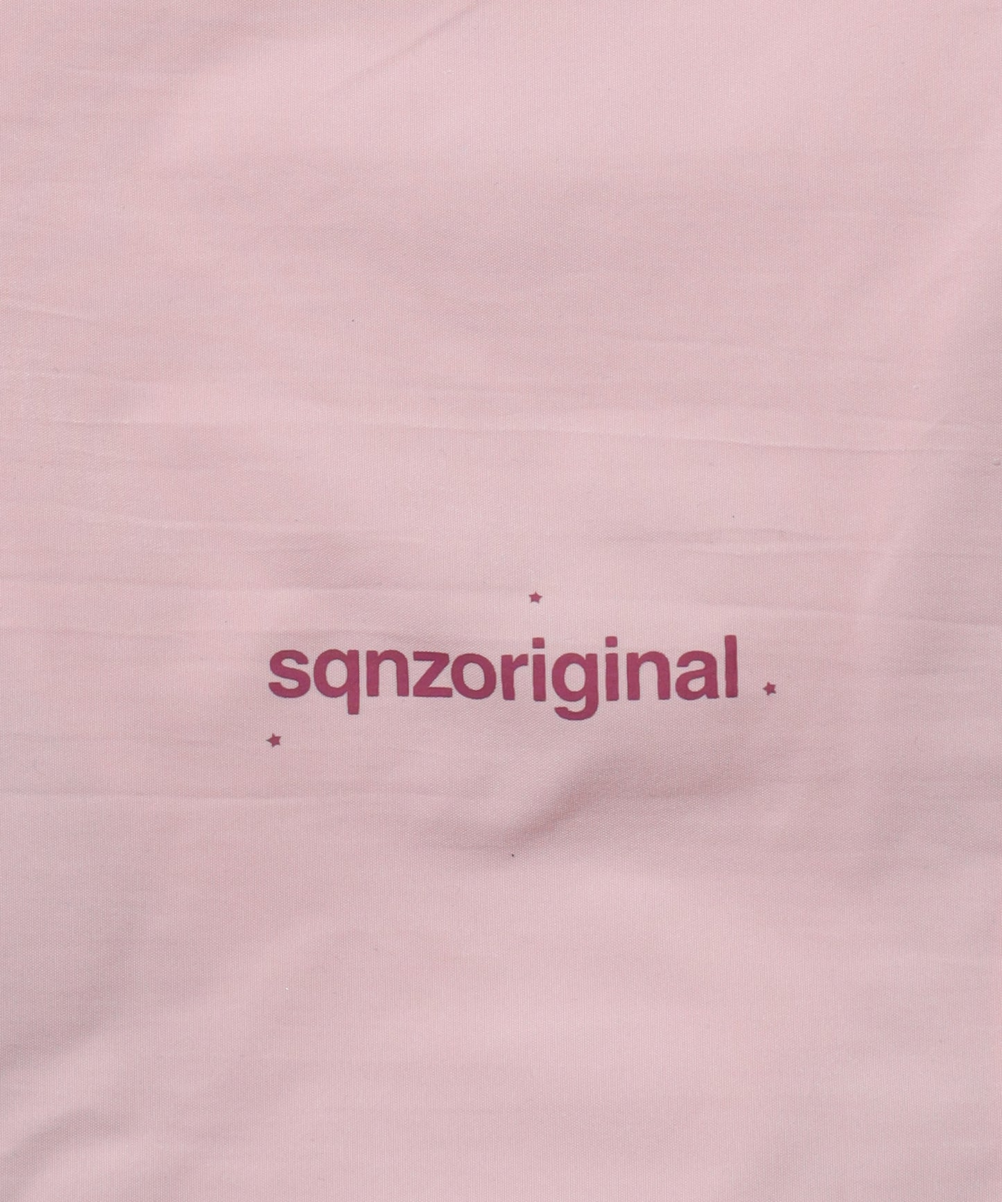 ≪予約商品≫※WEB限定 / 2WAY仕様 /チェックジップナップサック /sqnz zip knapsack ライトピンク