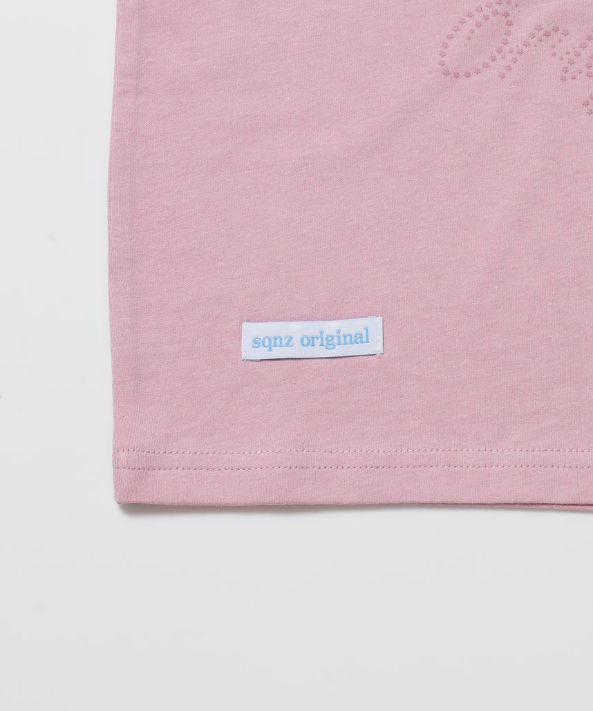 ※WEB限定 / スタッズ / アニマル発砲プリントTシャツ / sqnz star bambi pt tee ピンク