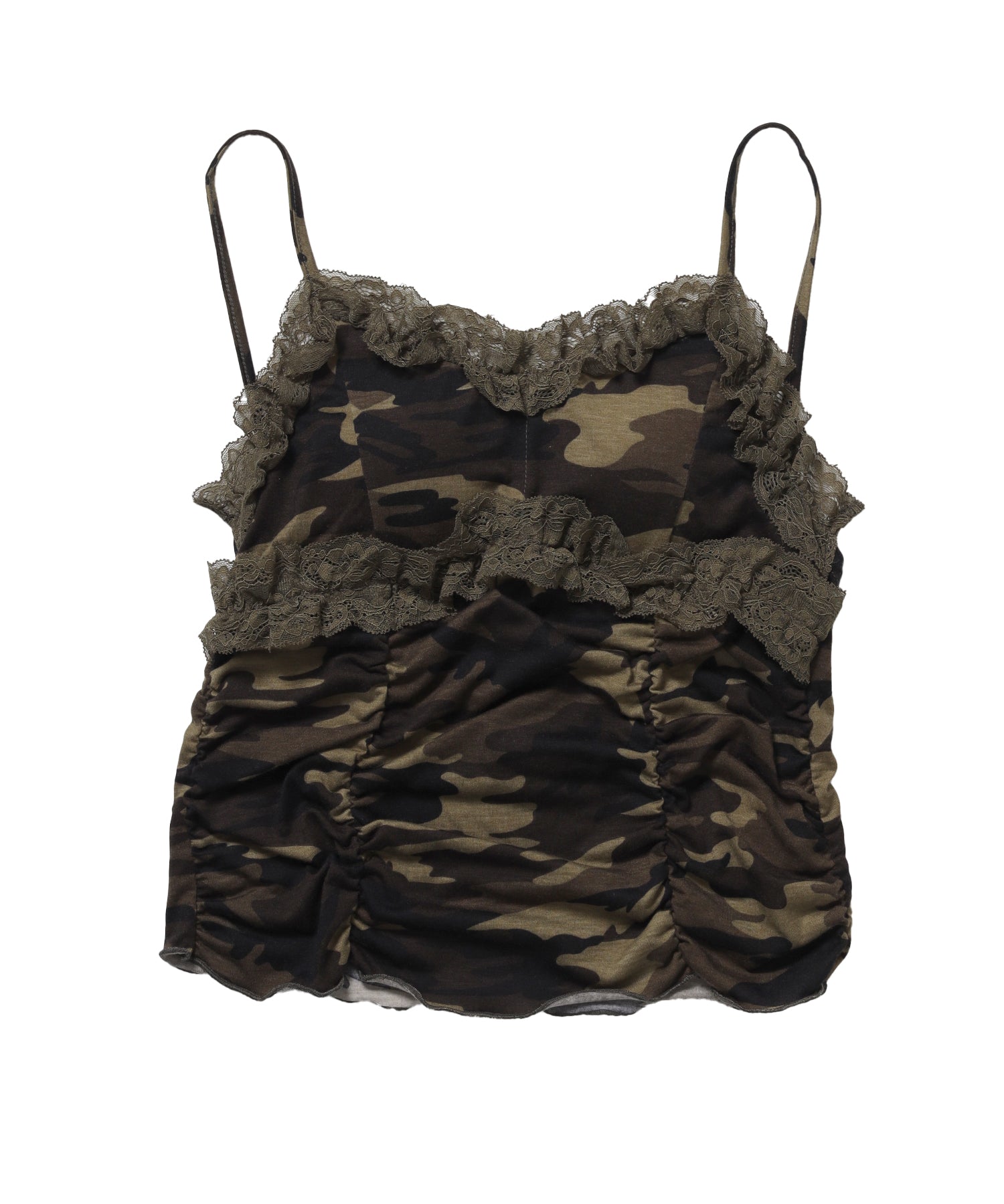 ※WEB限定 / レディースギャザーレースキャミ / sqnz gather lace camisole 柄80