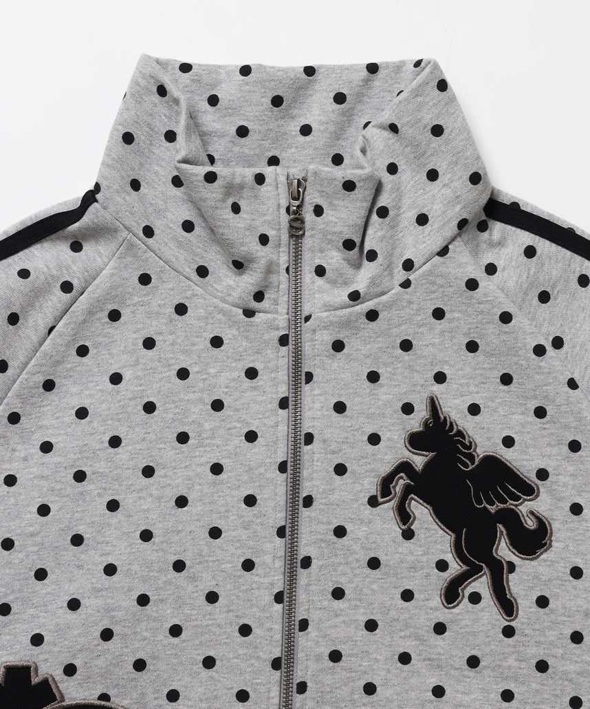 ※WEB限定 / ユニコーンワッペン刺繍トラックジャケット / sqnzU horse track jkt 柄81