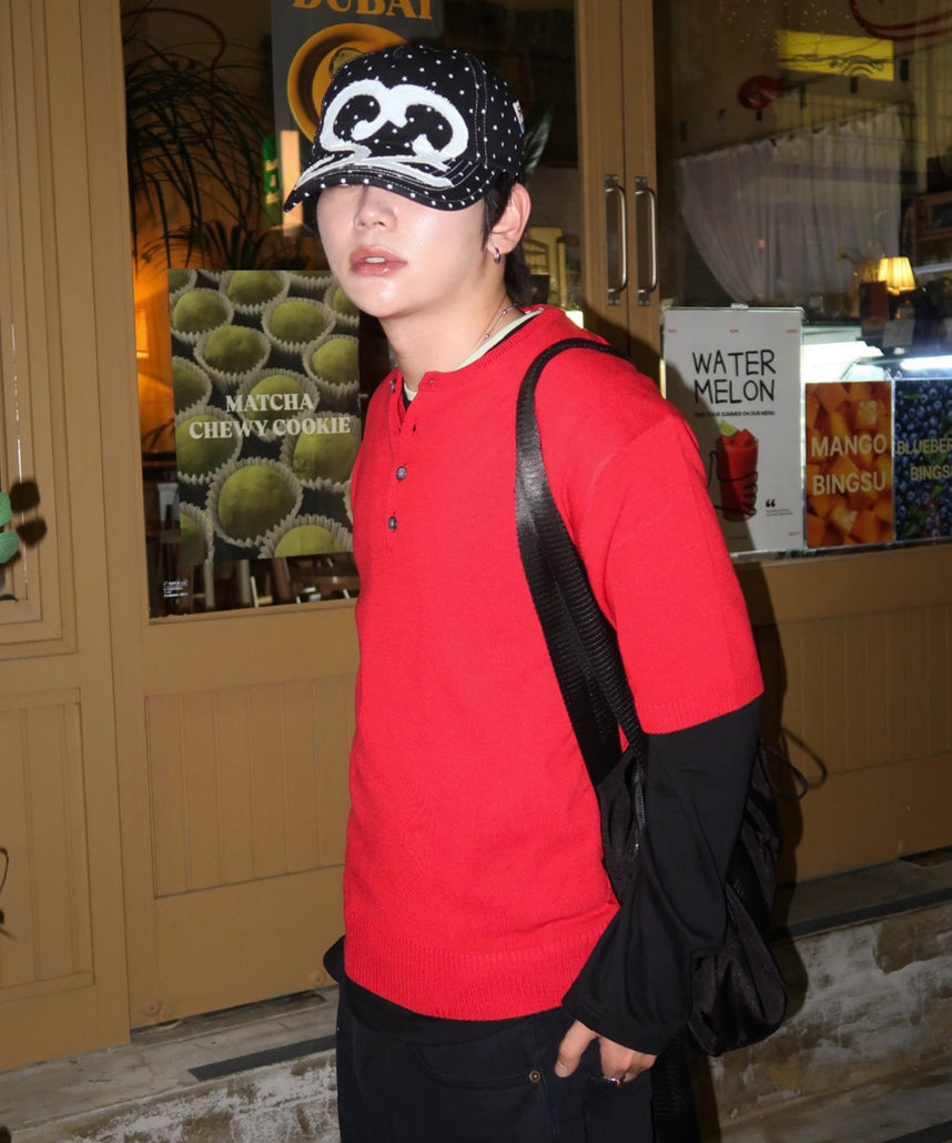 ※WEB限定 / ワッペン / またぎデザインキャップ /sqnz logo applique stitch cap 柄81