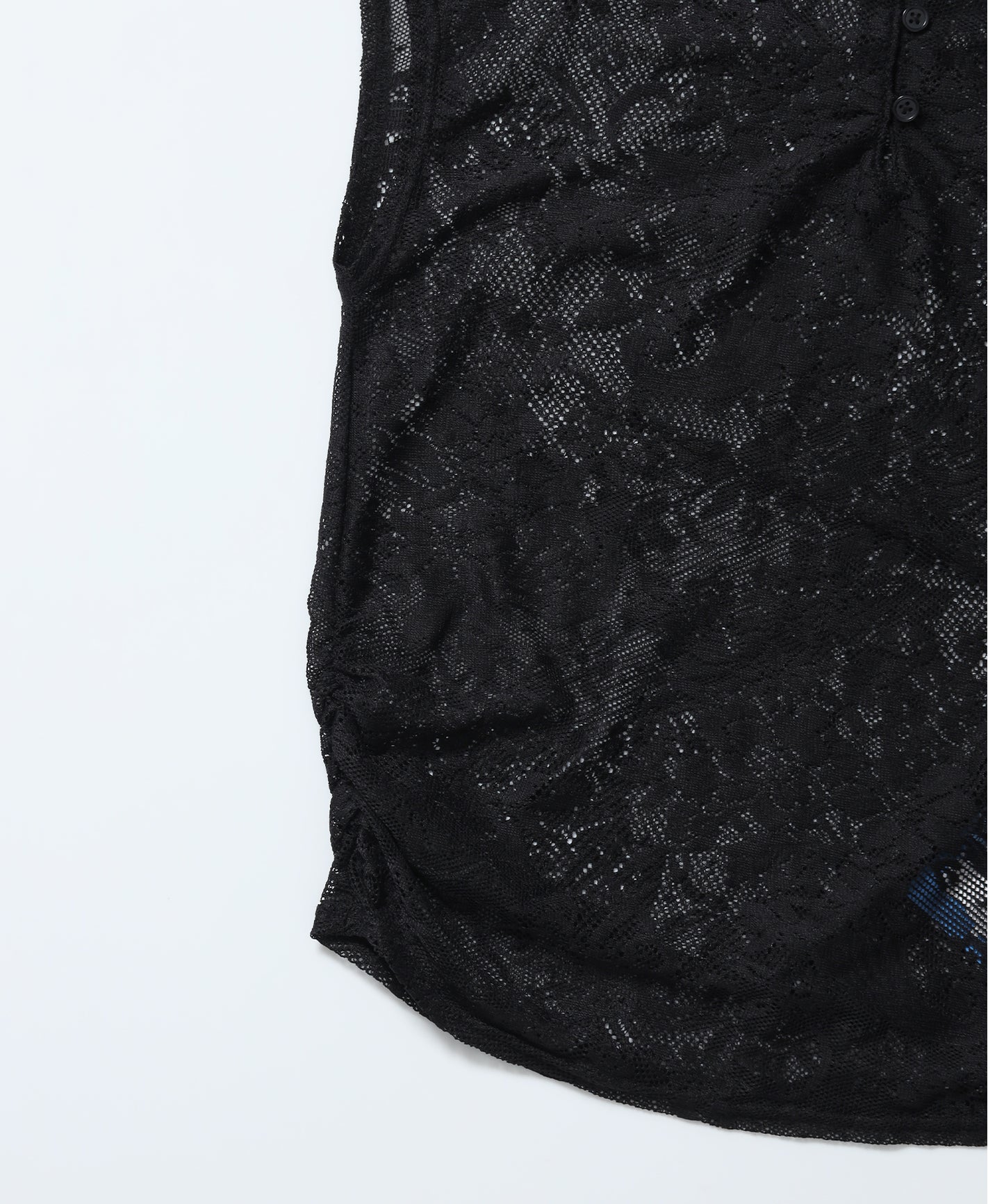 ※WEB限定 / 襟付き / レースフレンチスリーブトップス / sqnz french sleeve lace top ブラック
