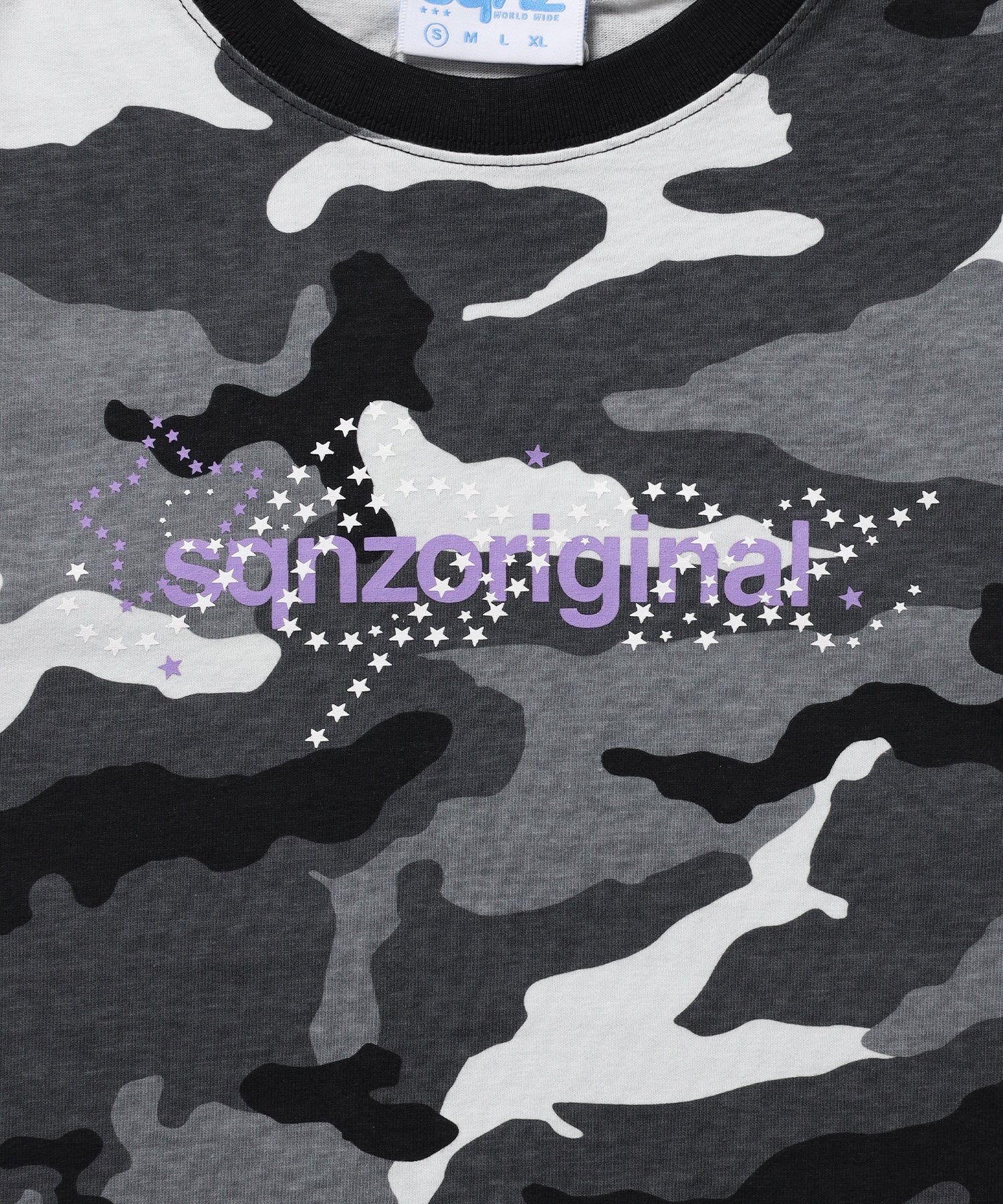 ※WEB限定 / ユニセックス / 星モチーフ半袖Tシャツ / sqnz star new logo tee / 柄84