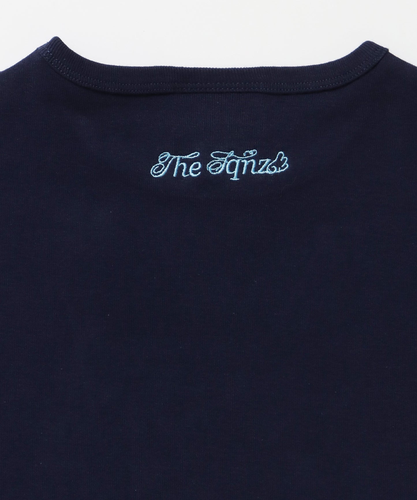 ※WEB限定 / レディースワンポイントロゴ半袖Tシャツ / sqnz logo compact tee ダークネイビー