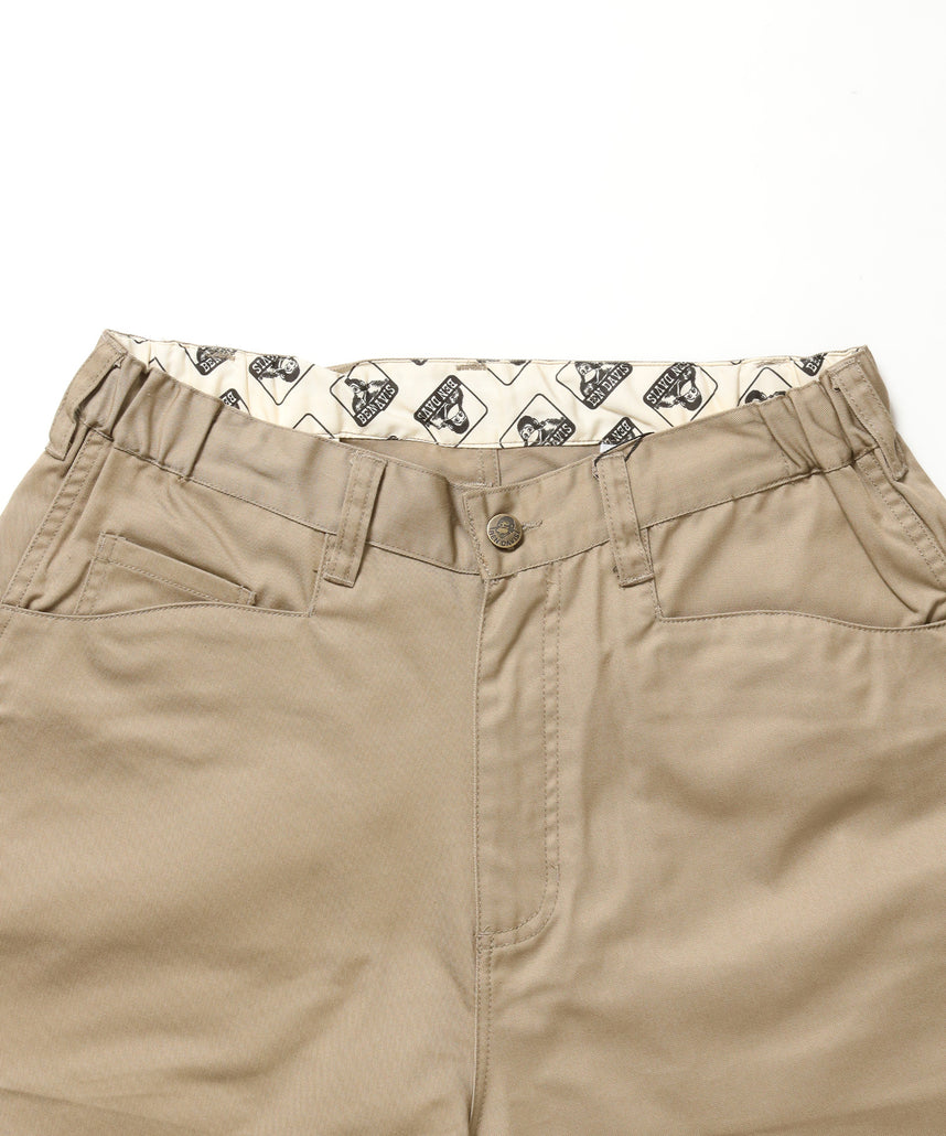BIG WORK SHORTS ベージュ / ワークショーツ パンツ ビックシルエット