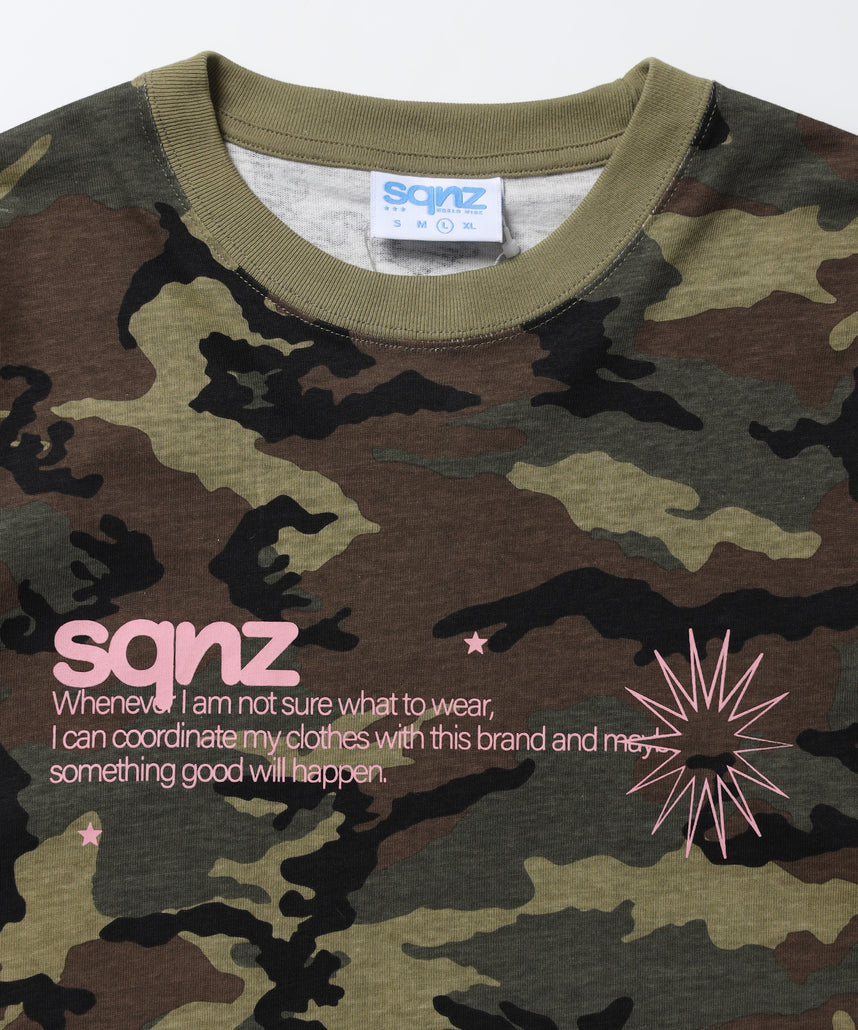※WEB限定 / ユニセックス / シンプルロゴTシャツ / sqnz logo s/s tee 柄80