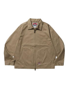 EISENHOWER LITE JACKET / ジャケット ツイル アジャスター ダブルジップ ワーク ワンポイント ベージュ