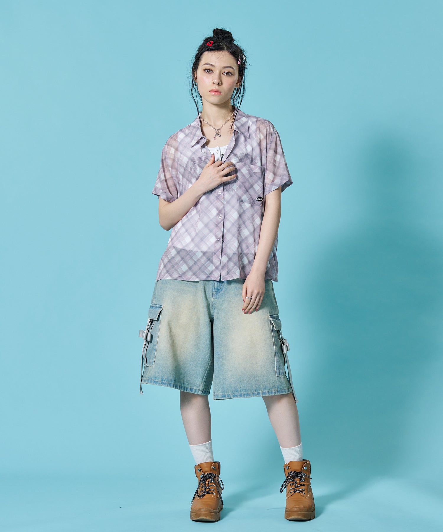 モデル:H163 Size:M ピンク
