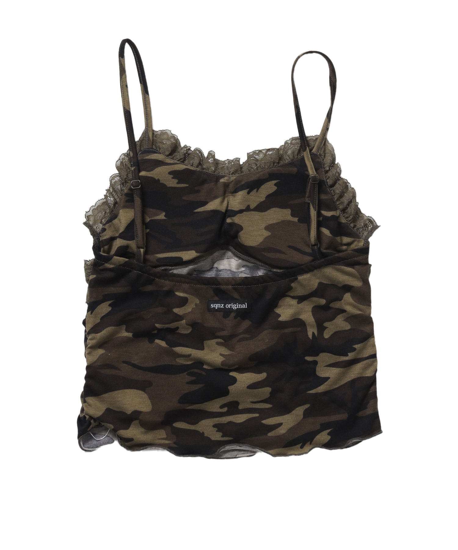 ※WEB限定 / レディースギャザーレースキャミ / sqnz gather lace camisole 柄80