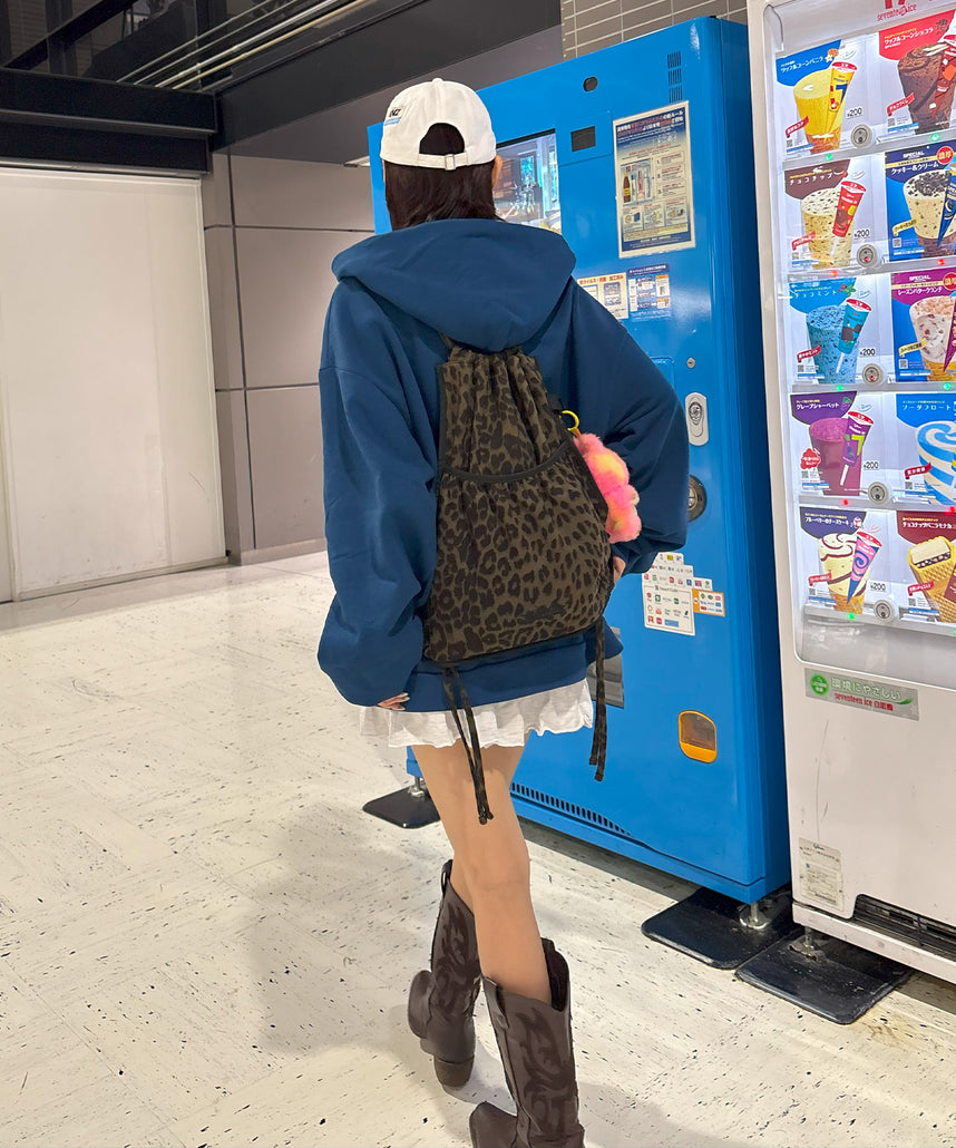 リバーシブルストリートナップサック / 2 FACE STRING KNAPSACK 柄80