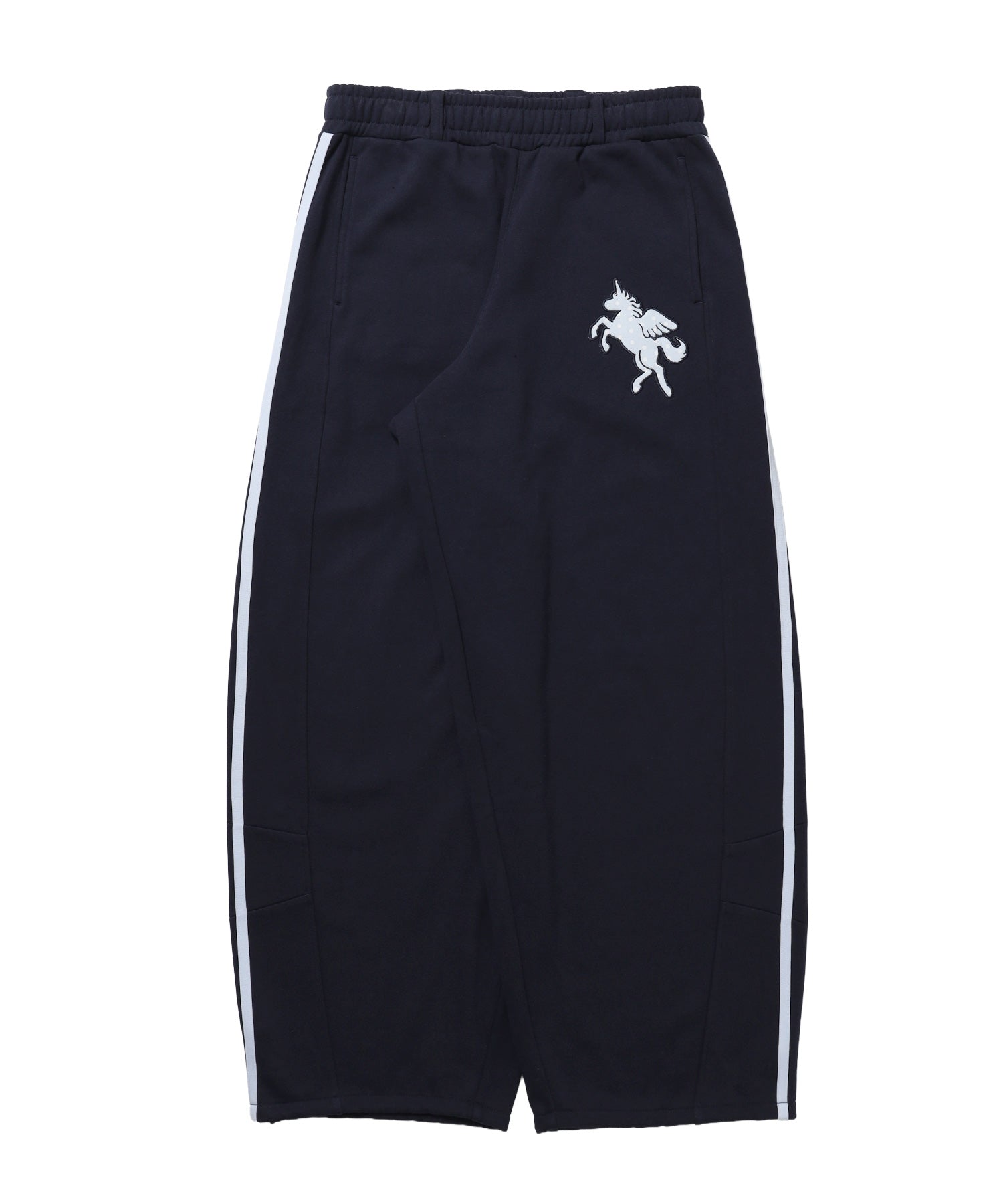 ユニコーンワッペン刺繍トラックパンツ / sqnzU horse track pants