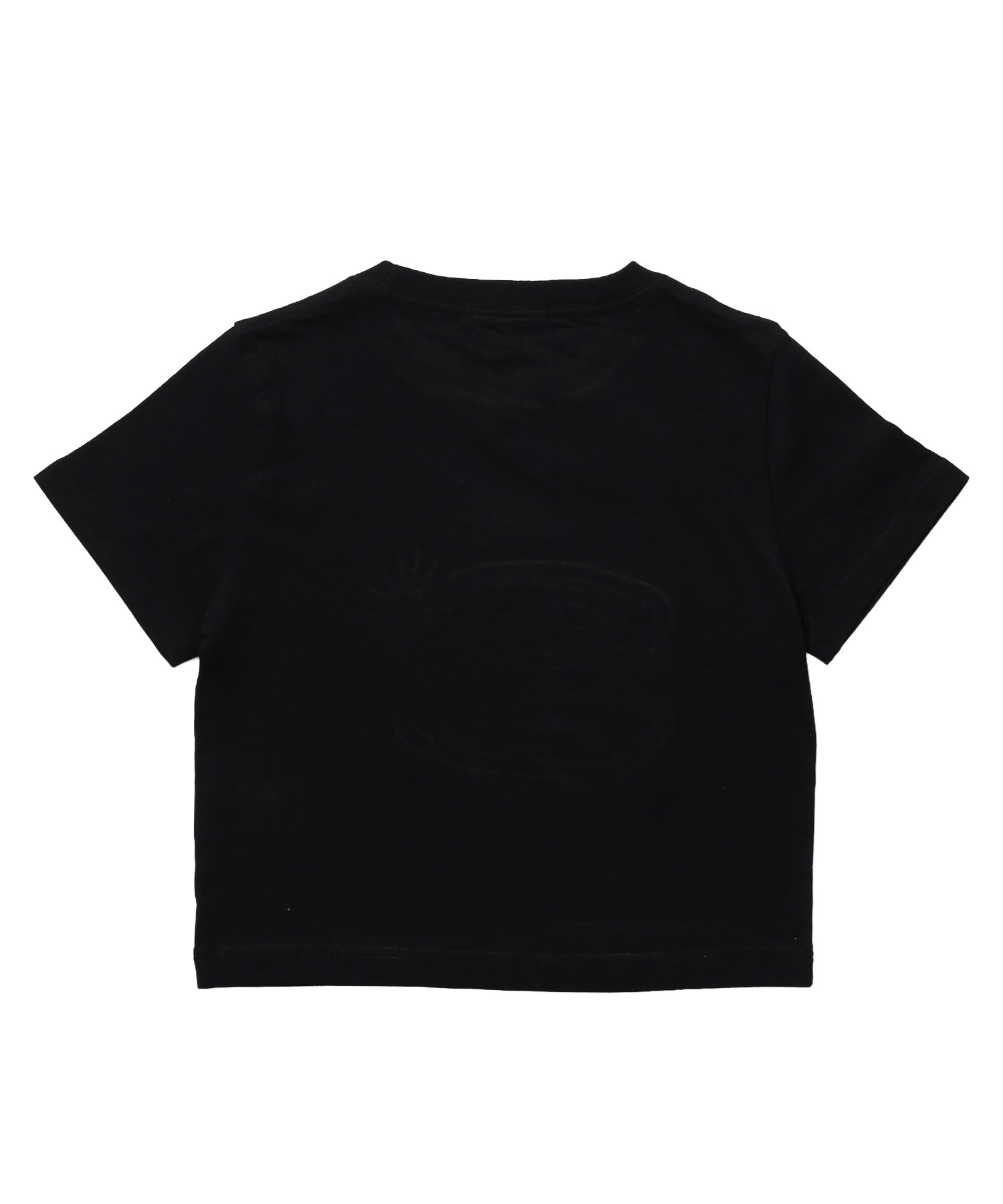 ※WEB限定 / ぐるぐるワッペン半袖Tシャツ / sqnz guru-guru patchwork tee ブラック