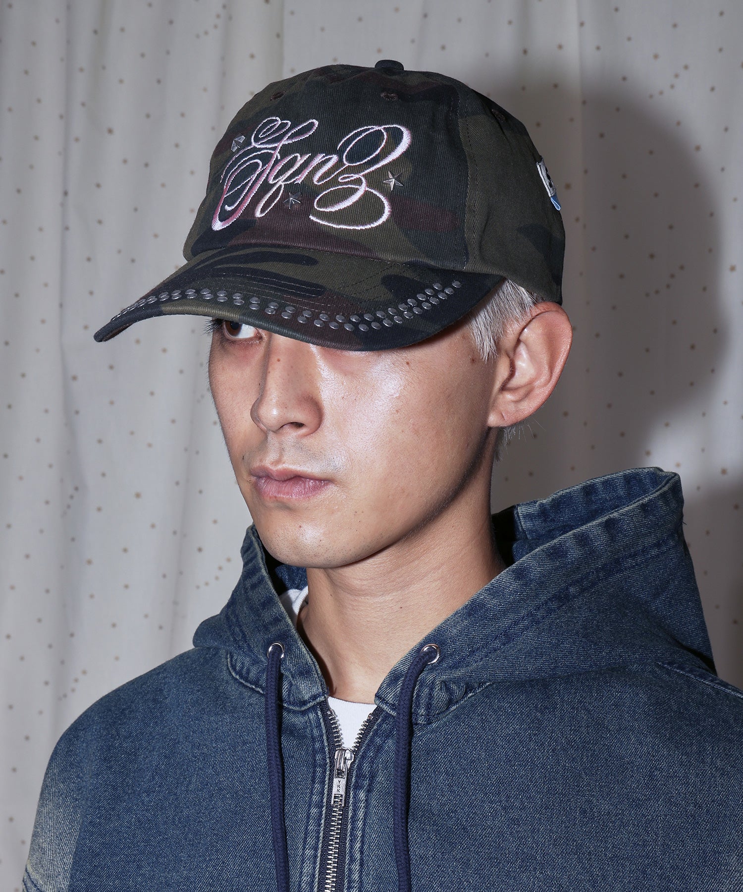 sqnz studs cap / キャップ 帽子 スタッズ 刺繍 柄81