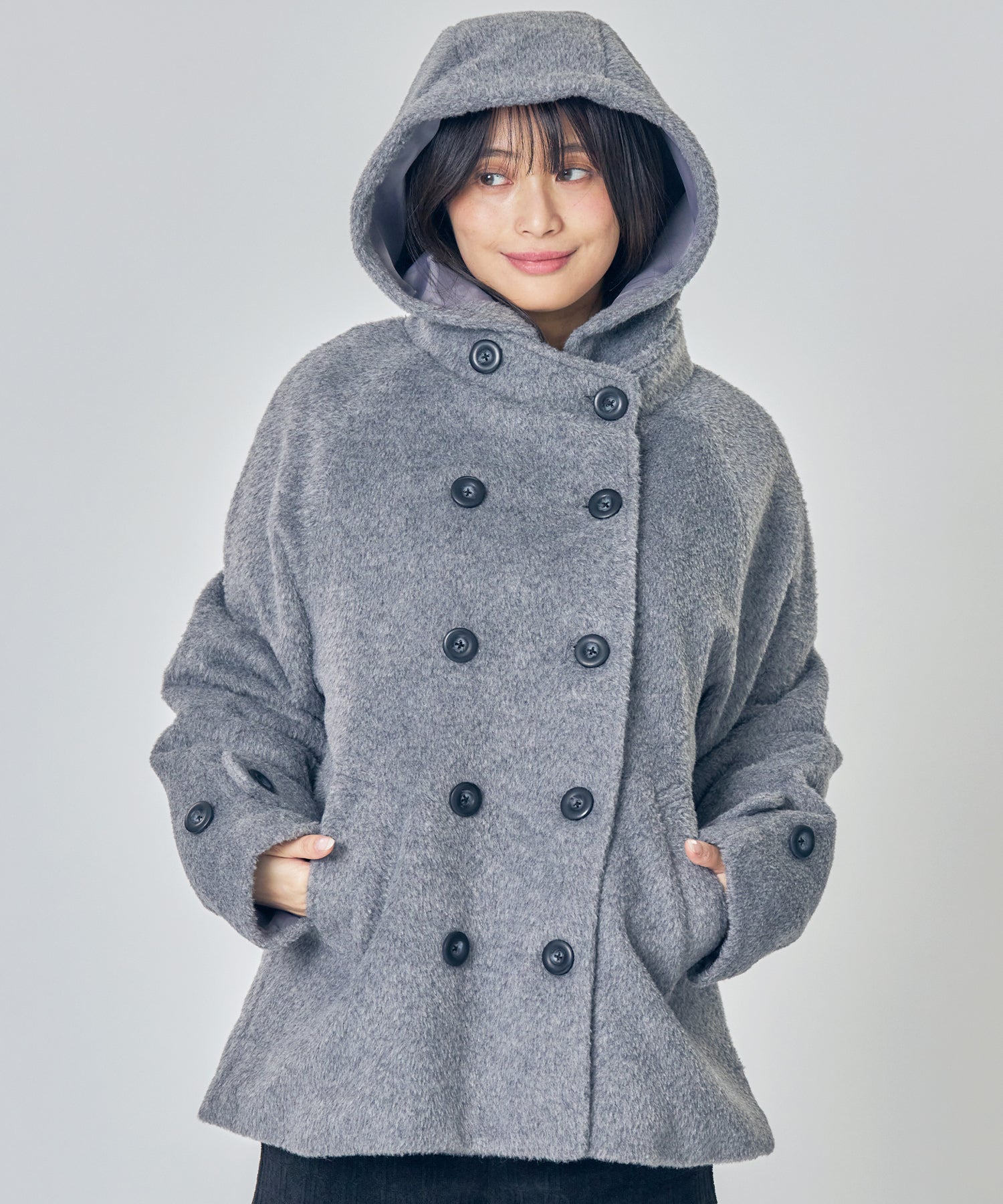 モデル:H157 Size:M ライトグレー