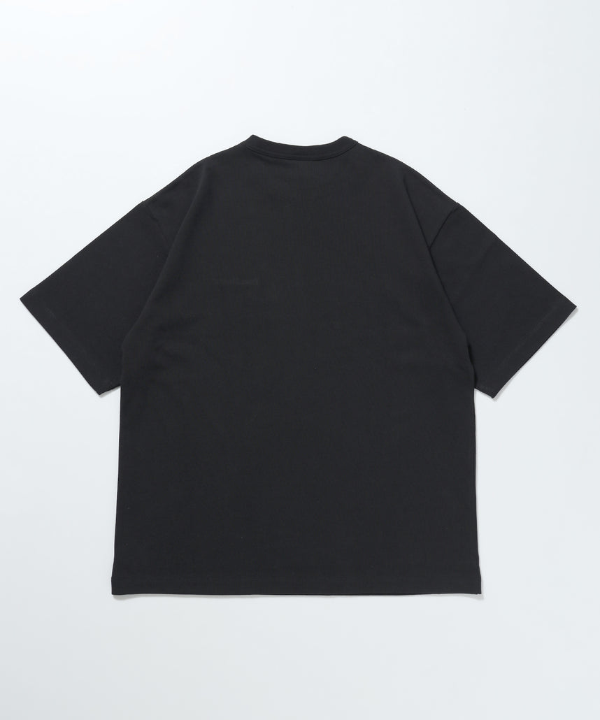 【BEN DAVIS(ベンデイビス)】NAVAL別注 エクストラヘビーオーバーT / 半袖 Tシャツ ワンポイント ブランドロゴ 刺繍 ブラック