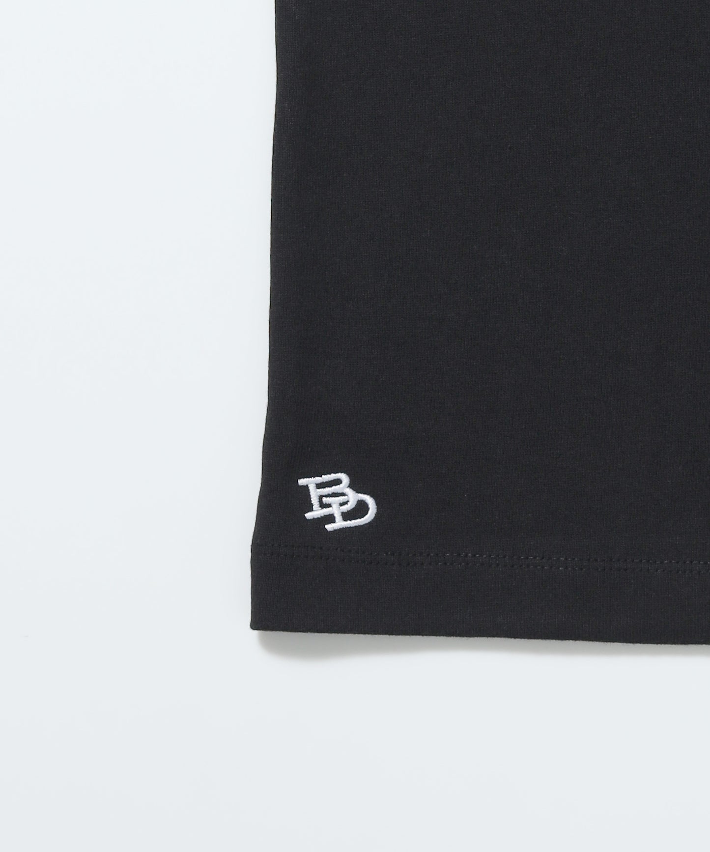 【BEN DAVIS(ベンデイビス)】NAVAL別注 エクストラヘビーオーバーT / 半袖 Tシャツ ワンポイント ブランドロゴ 刺繍 ブラック
