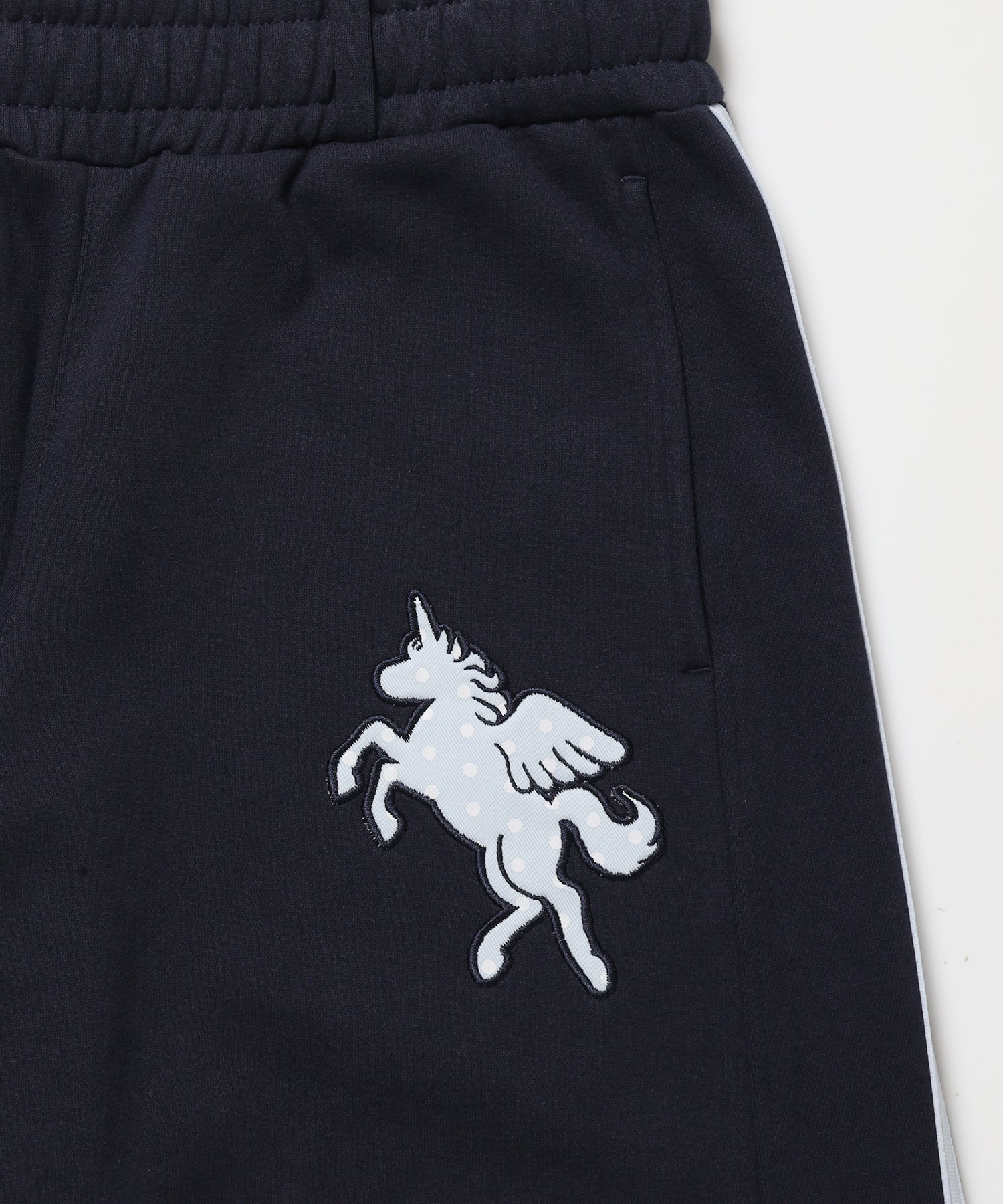 ユニコーンワッペン刺繍トラックパンツ / sqnzU horse track pants