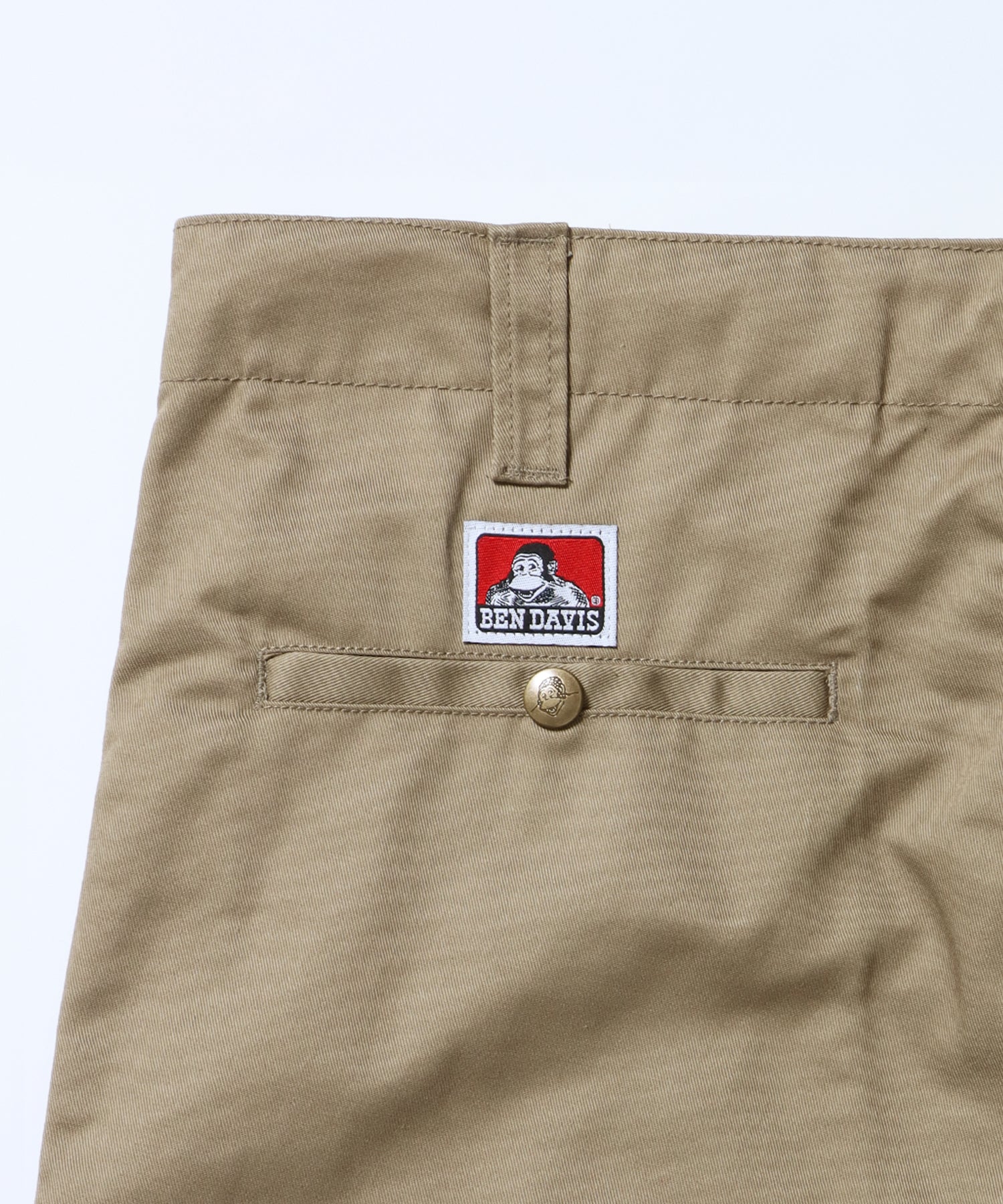 BA01 LITE WORK PANTS / パンツ ボトムス カーブ ワイド ワンポイント ツイル ベージュ