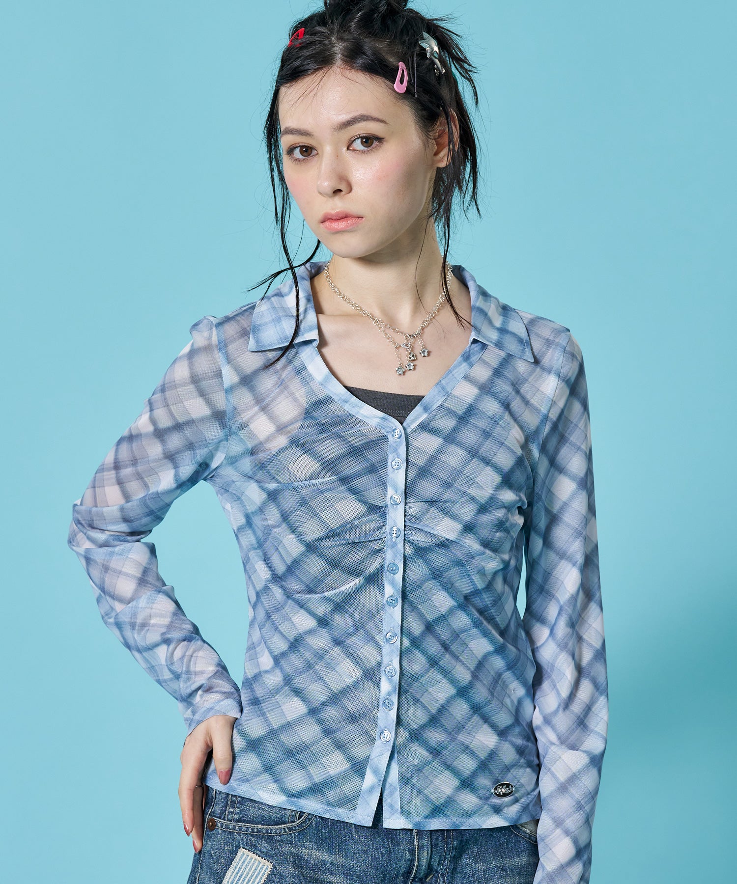 モデル: H163 SizeS サックスブルー