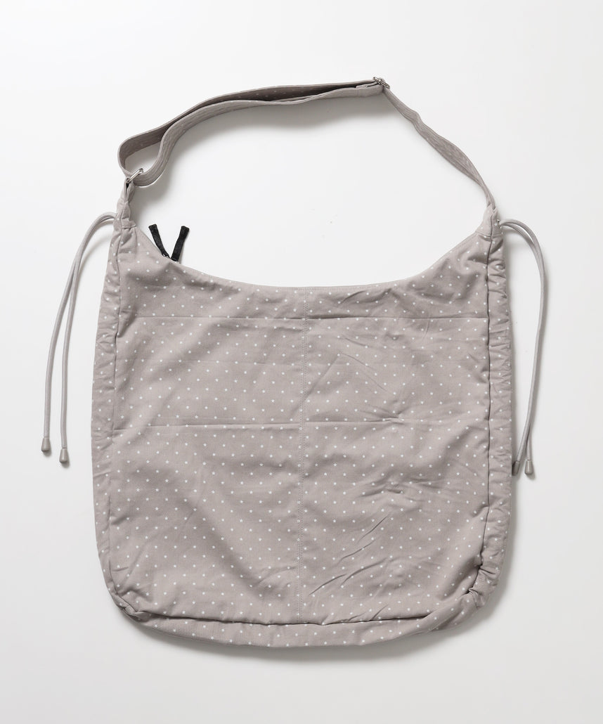 ギャザーショルダーバッグ / SHOULDER GATHER BAG ライトグレー