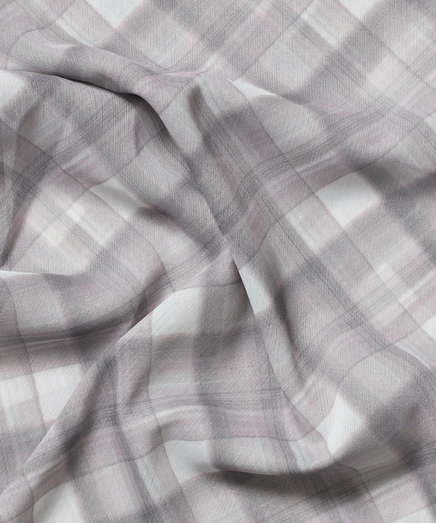 ※WEB限定 / レディースチェック半袖シャツ / sqnz sheer check shirts ピンク