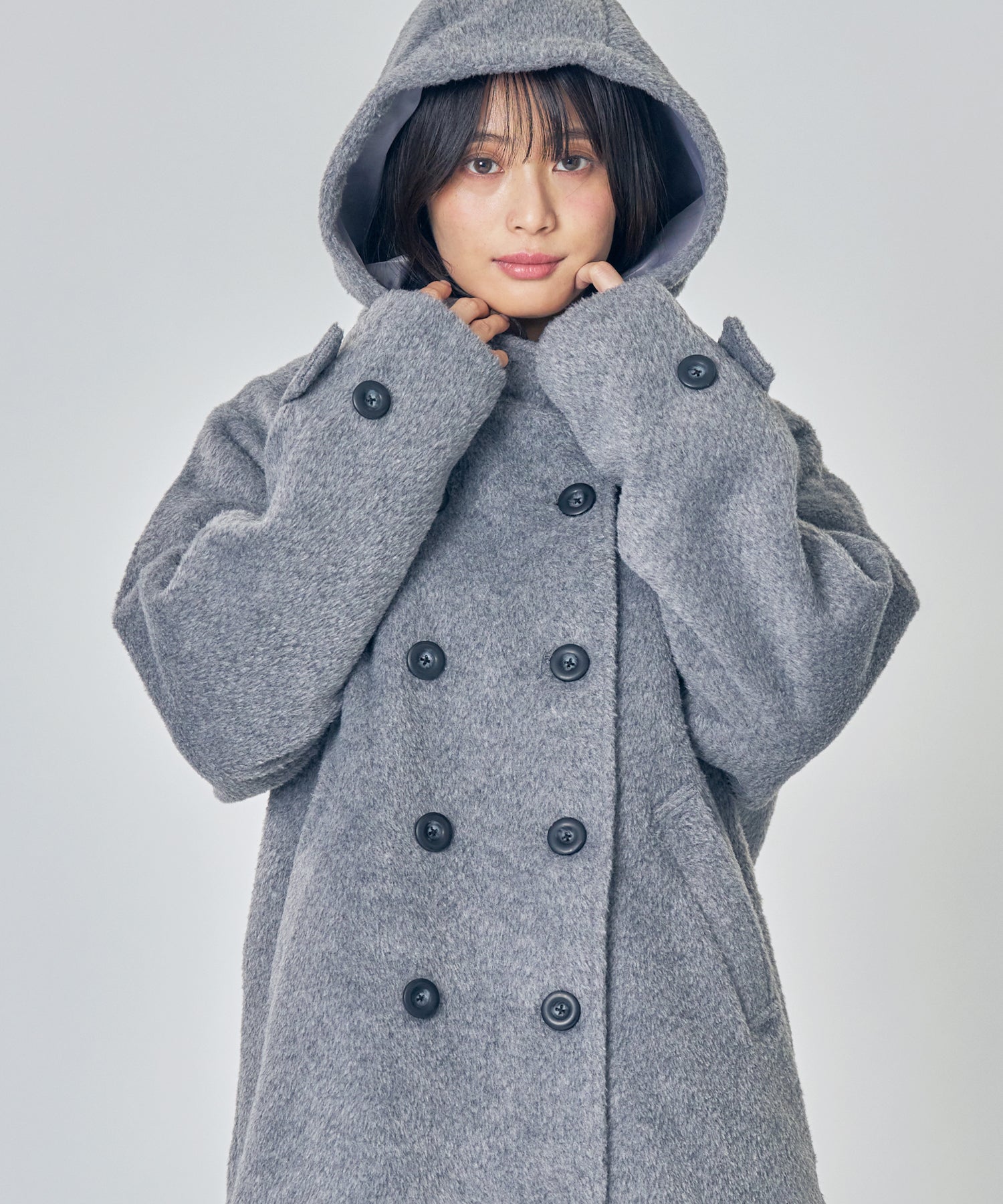 モデル:H157 Size:M ライトグレー