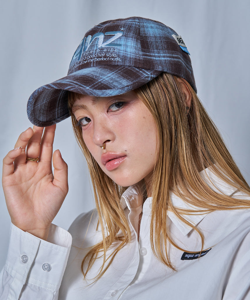 ※WEB限定 / ロゴ刺繍キャップ / sqnz logo cap 柄81
