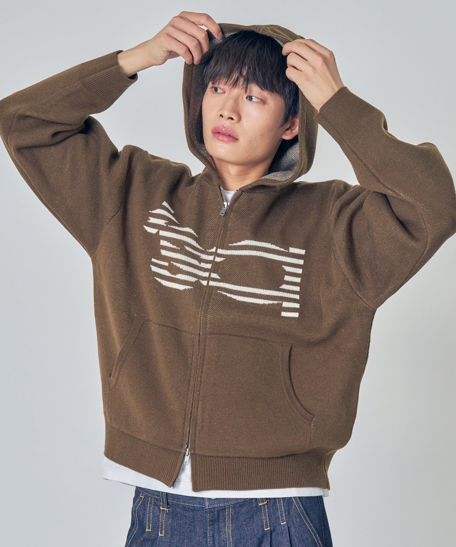 モデル:H178 Size:M ブラウン
