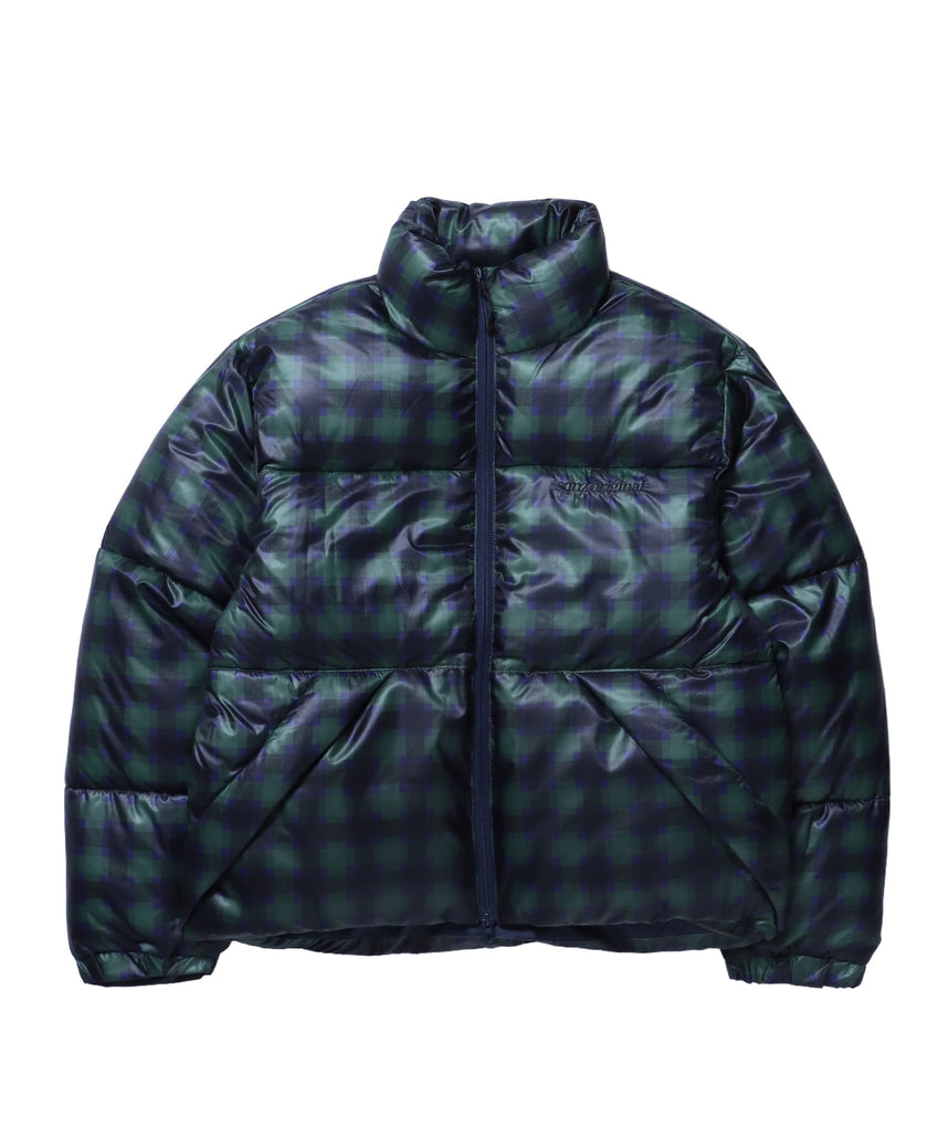 sqnz puffa short padding / ユニセックス パファ ダウン ジャケット 中綿 短丈 ドローコード 柄80