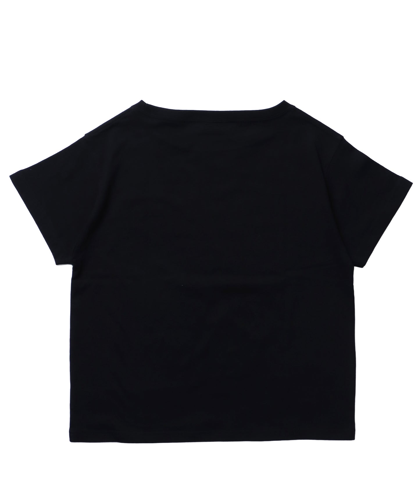 ※WEB限定 / レディースクロス半袖Tシャツ / sqnz one-shoulder cross tee ブラック