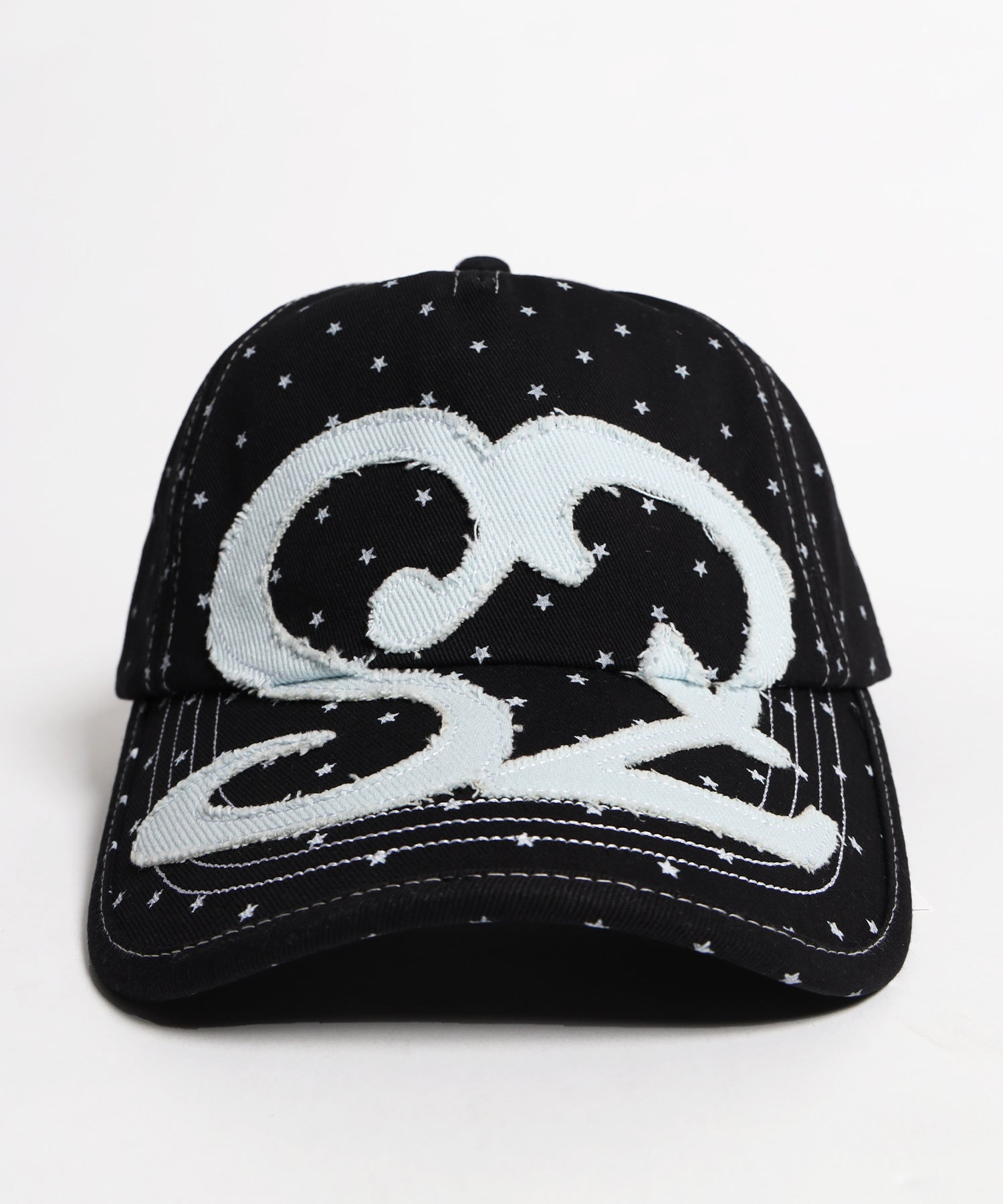 ※WEB限定 / ワッペン / またぎデザインキャップ /sqnz logo applique stitch cap 柄81