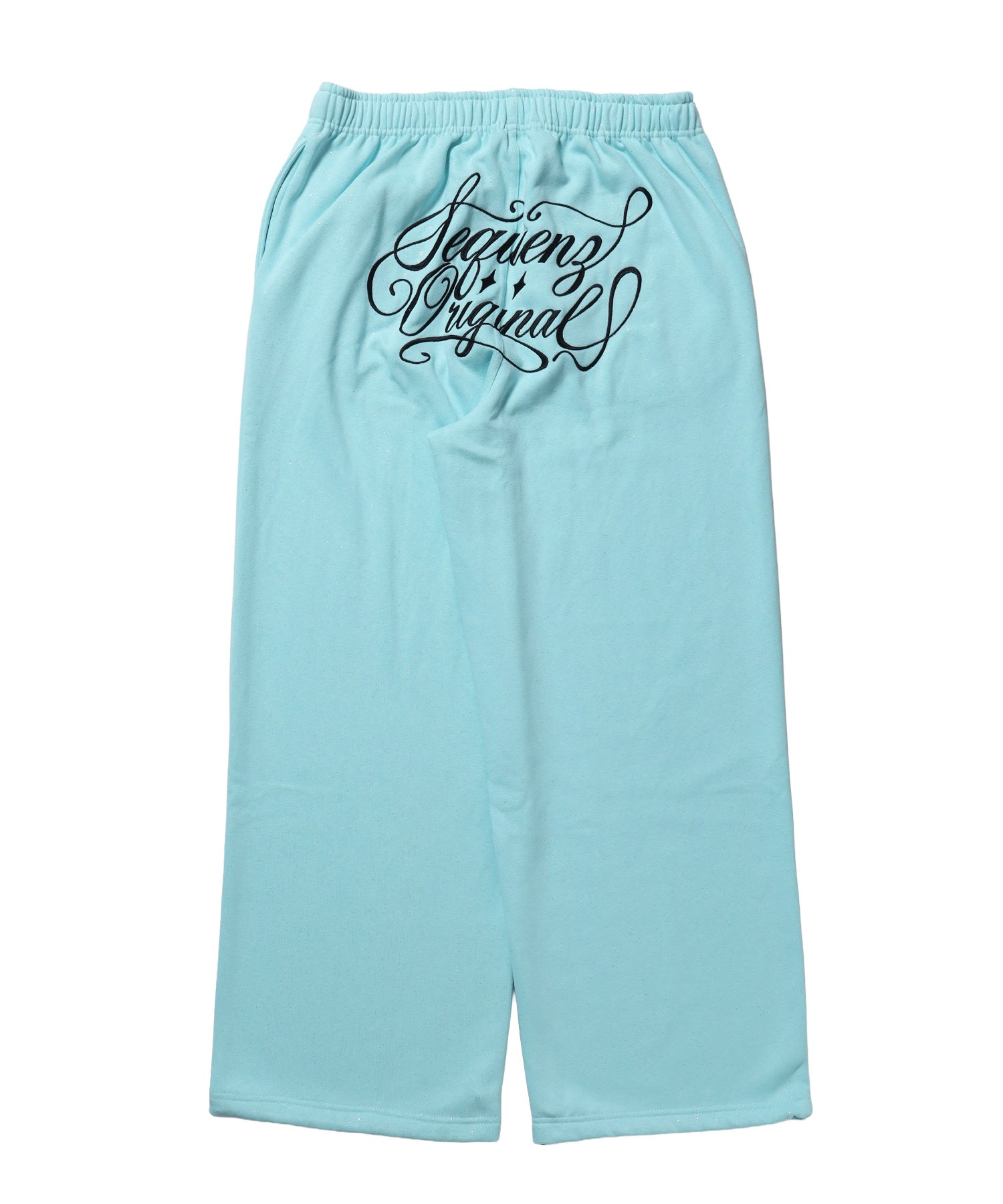 グリッタースウェットパンツ / SQNZ GLITTER SWEAT PANTS ターコイズ