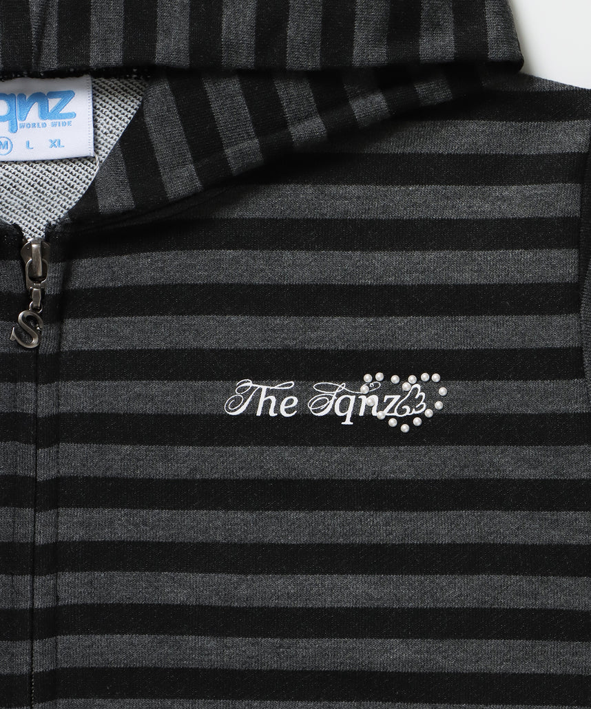 ※WEB限定 / 半袖ジップパーカー / sqnz pearl short sleeve zip p/k 柄81