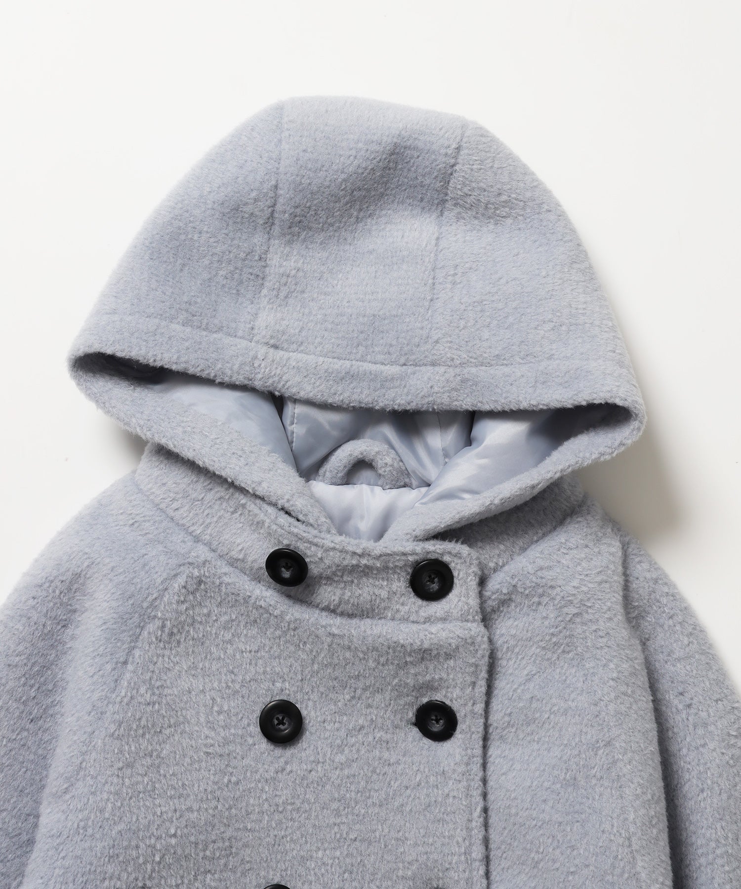 ※WEB限定 / フードメルトンPコート / sqnzU middle p coat