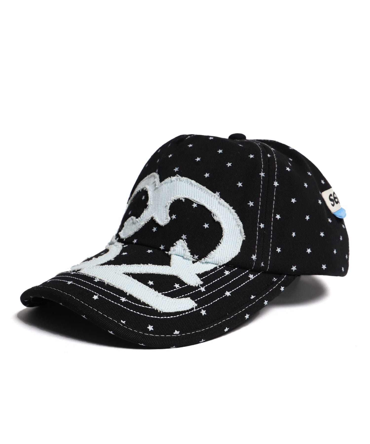 ※WEB限定 / ワッペン / またぎデザインキャップ /sqnz logo applique stitch cap 柄81