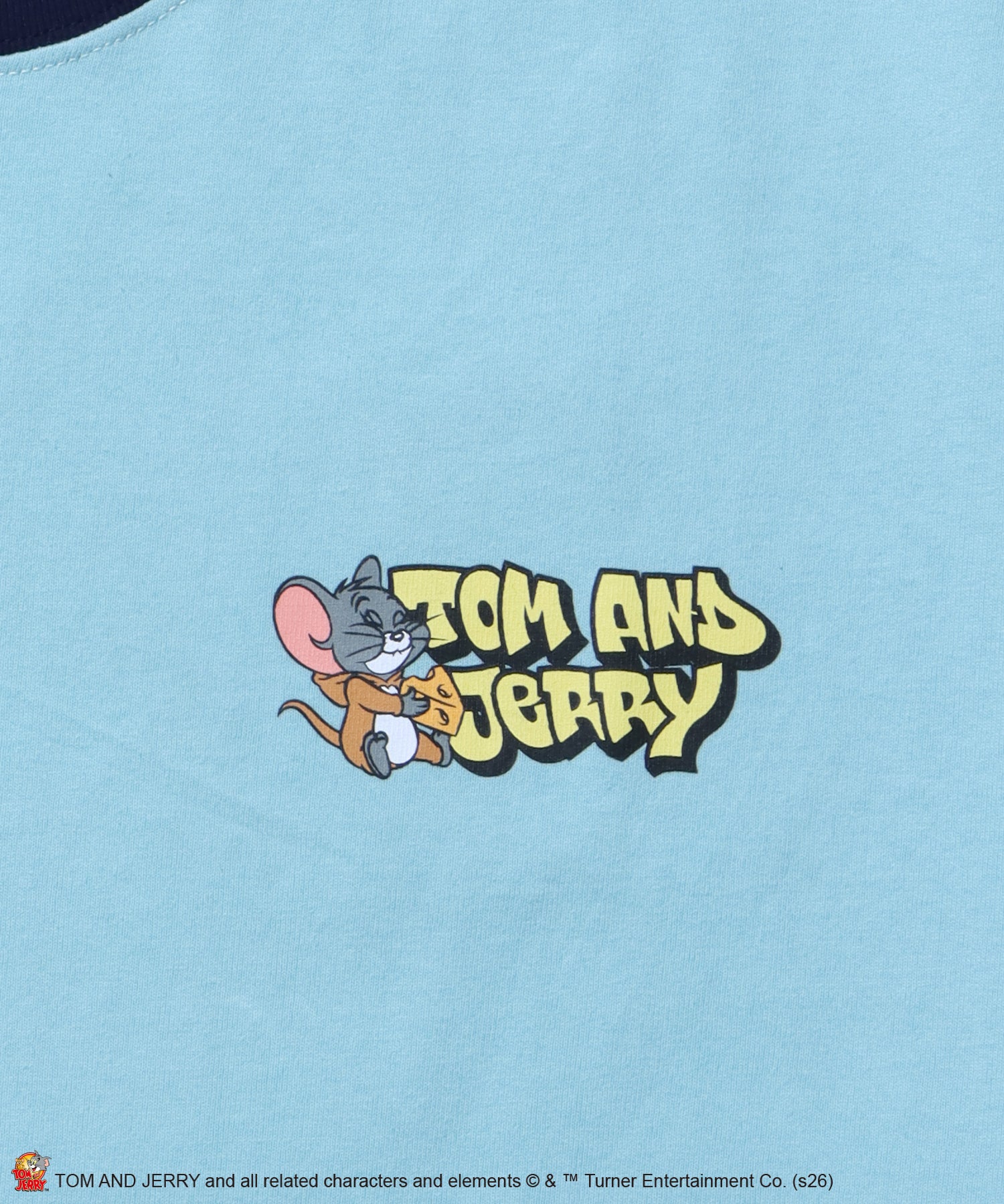 TJ COSTUME RINGER TEE / トムとジェリー リンガー Tシャツ 半袖 クルーネック 刺繍 オーバーサイズ グリーン