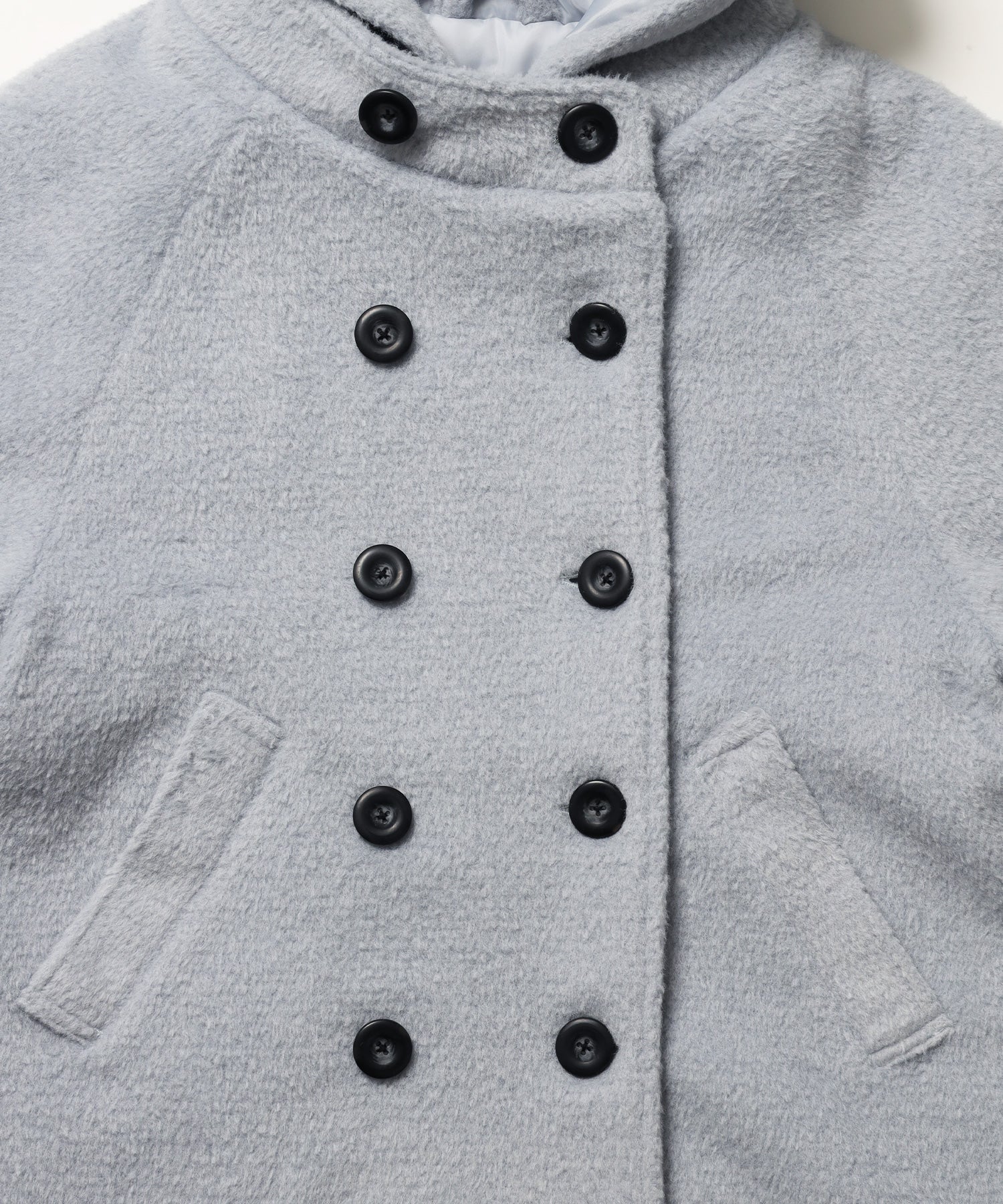 ※WEB限定 / フードメルトンPコート / sqnzU middle p coat