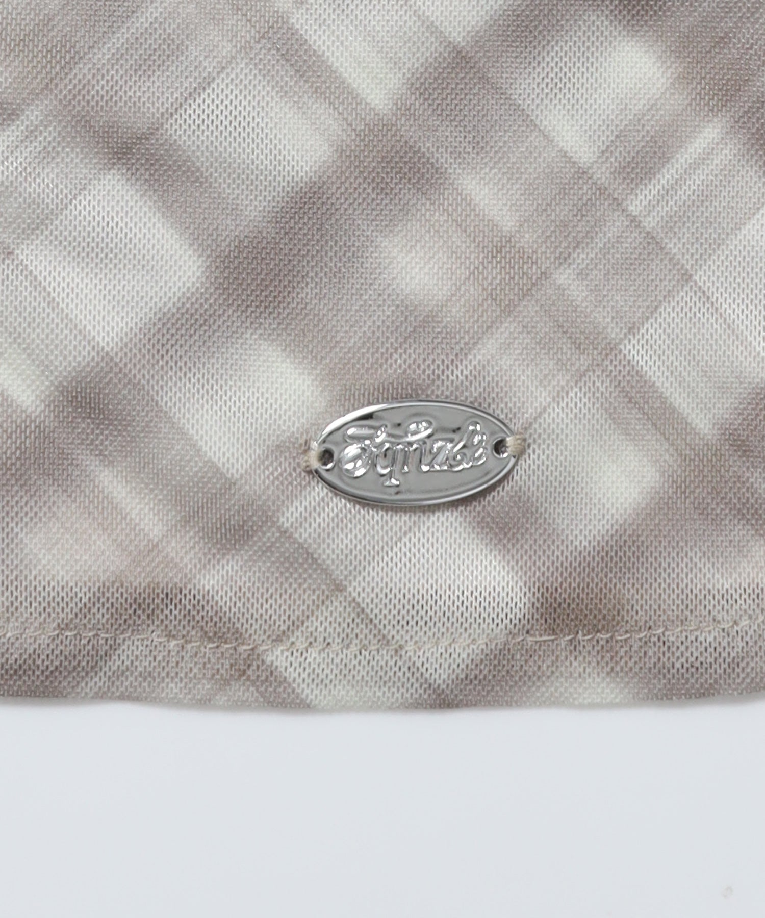 ※WEB限定 / レディースギャザー長袖シャツ / sqnz sheer gather l/s shirts モカ