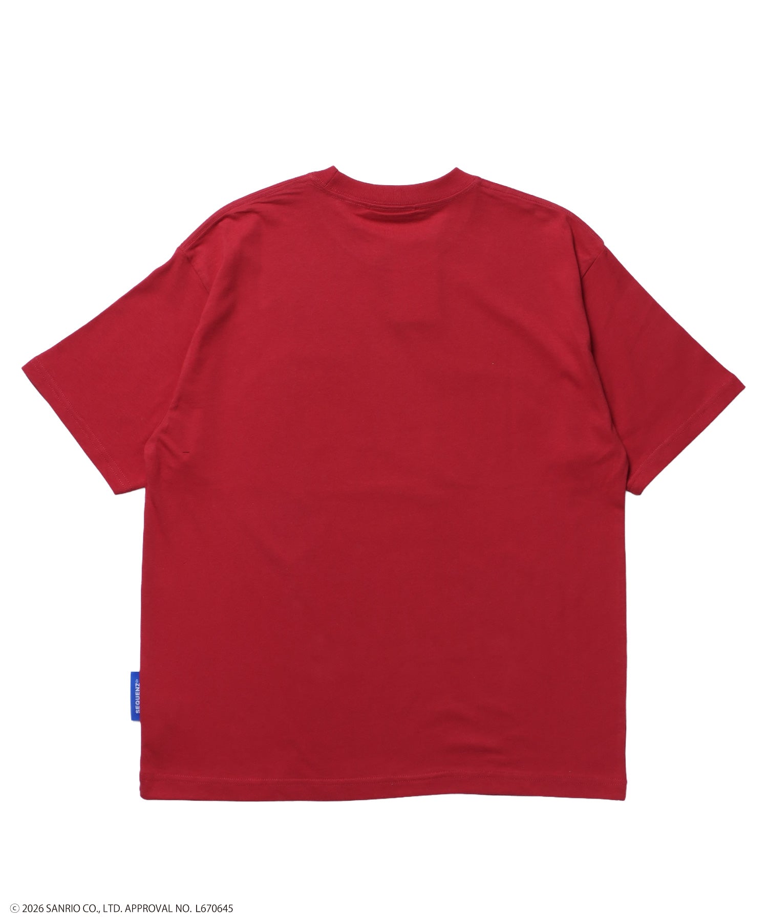 HK EYELET TEE / ハローキティ キティちゃん 半袖 クルーネック プリント ワンポイント ハトメ レッド