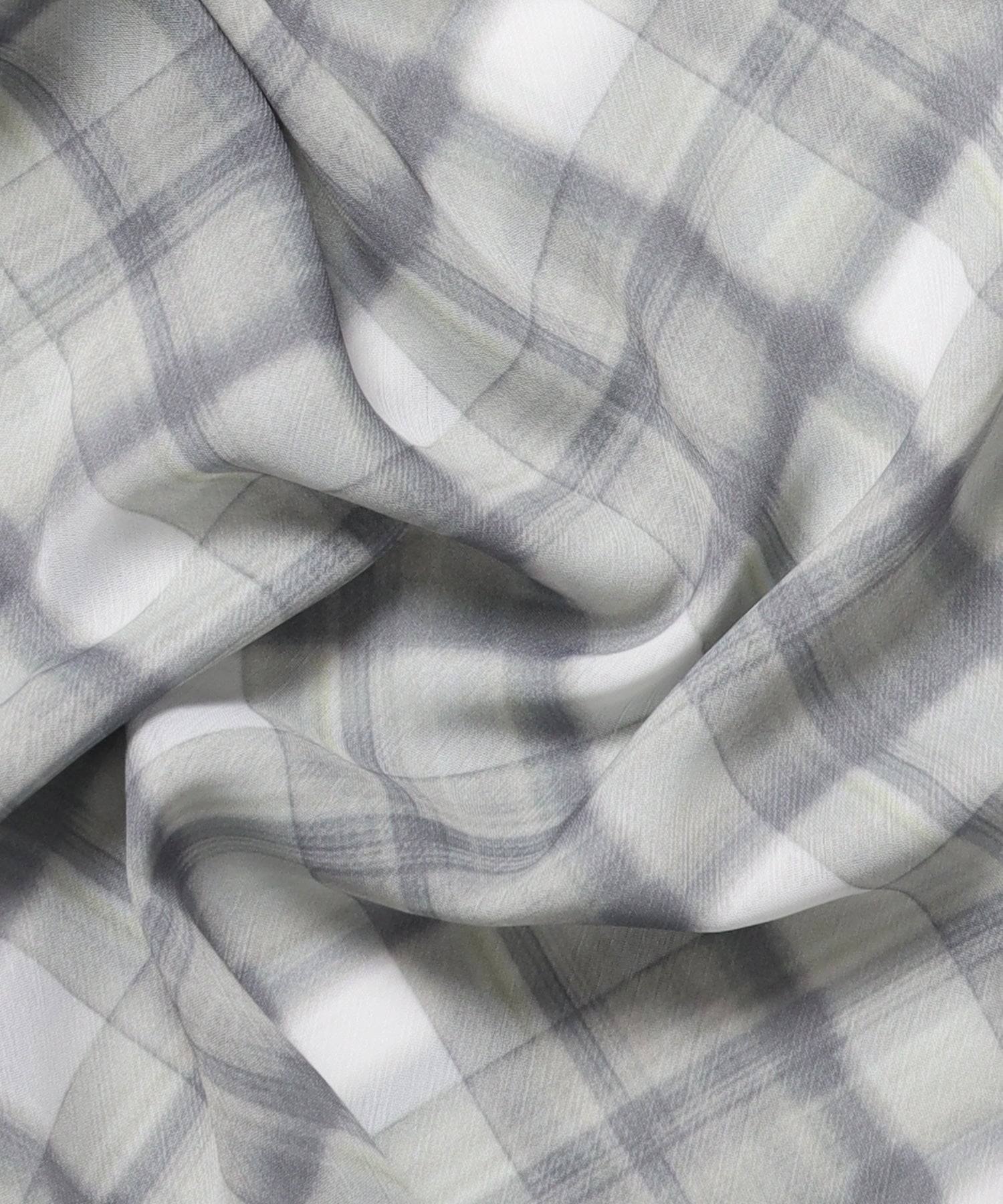 ※WEB限定 / レディースチェック半袖シャツ / sqnz sheer check shirts グリーン