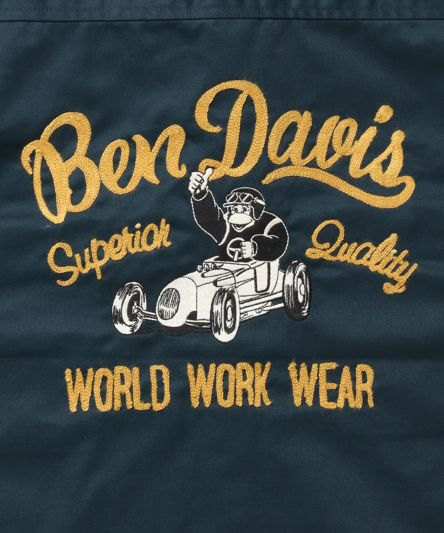 RACER S/S WORK SHIRT / 半袖 シャツ ワーク レギュラーカラー ボックスシルエット ダークグリーン