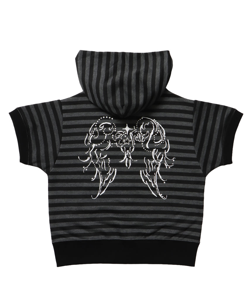 ※WEB限定 / 半袖ジップパーカー / sqnz pearl short sleeve zip p/k 柄81