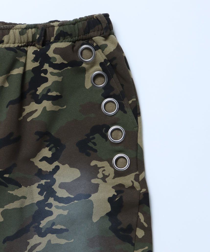 sqnz fade sweat pants / スウェット パンツ 加工 ハトメ スタッズ 裏起毛≪SET UP着用可能≫ 柄80