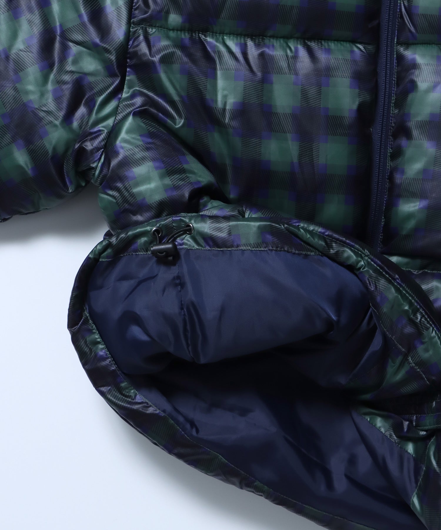 sqnz puffa short padding / ユニセックス パファ ダウン ジャケット 中綿 短丈 ドローコード 柄80