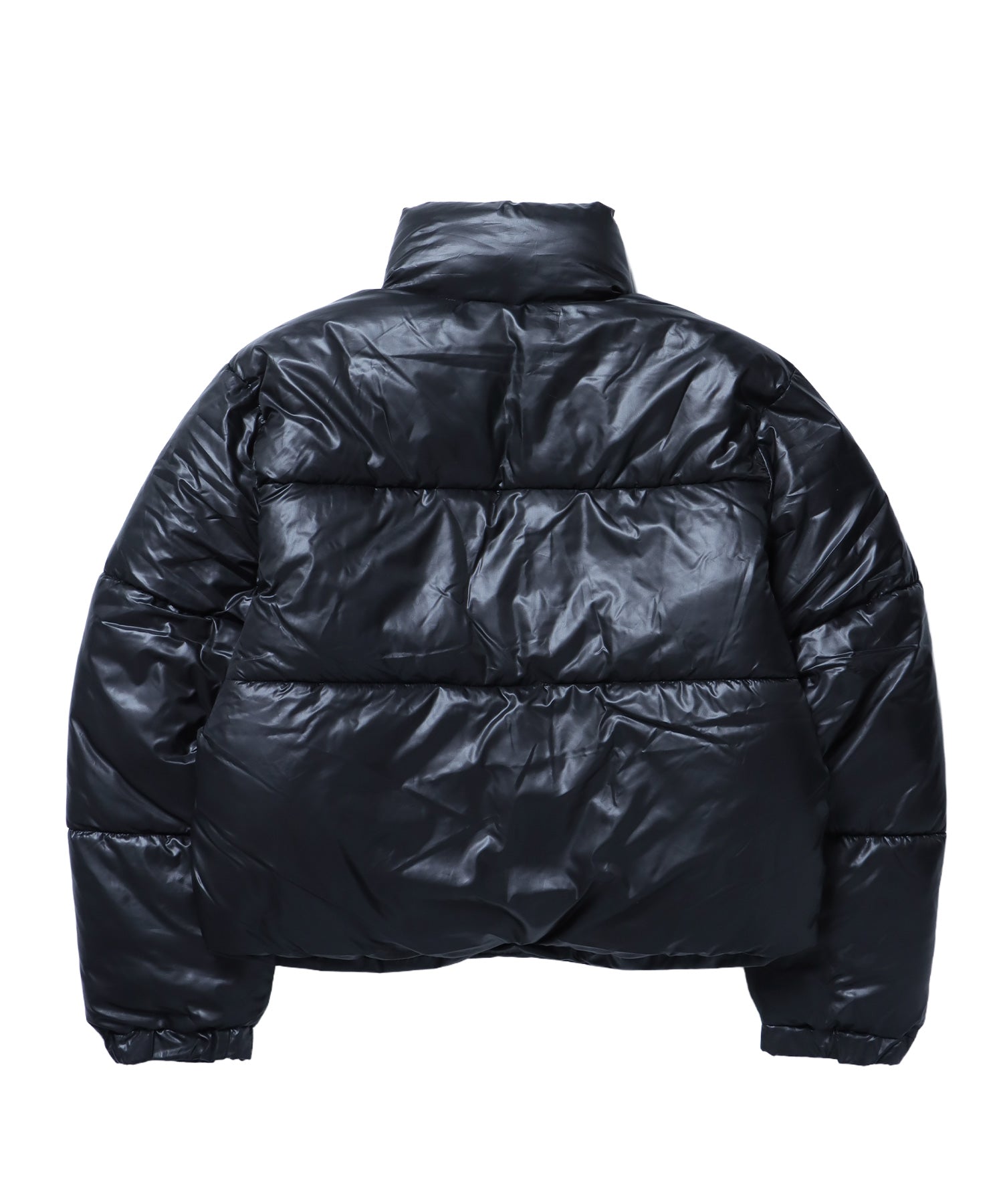 sqnz puffa short pading ladies / レディース パファ ダウン ジャケット 中綿 短丈 ドローコード ブラック